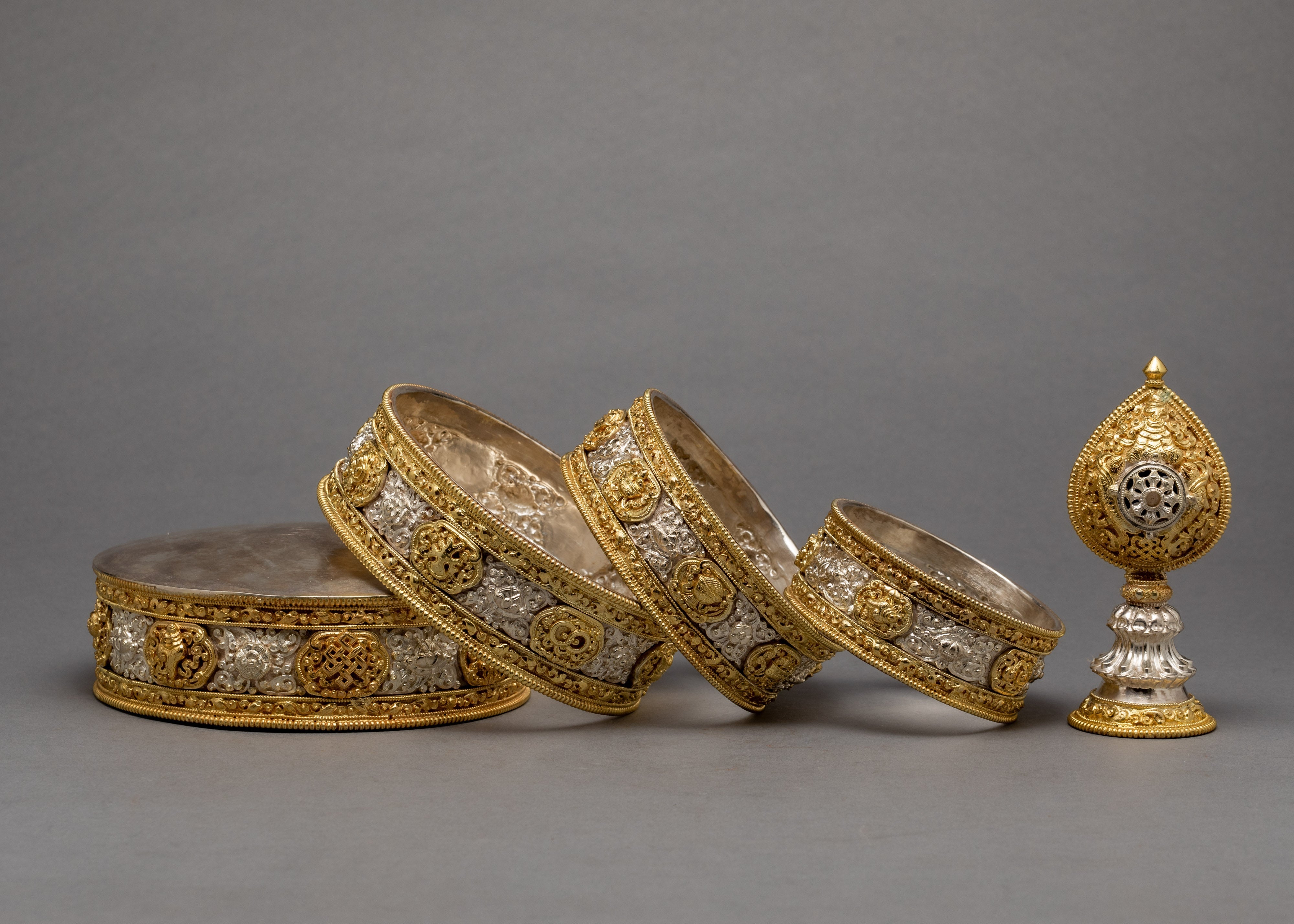 Handmade Mandala Set | Buddhist Altar Offerings | Zen Space Decor