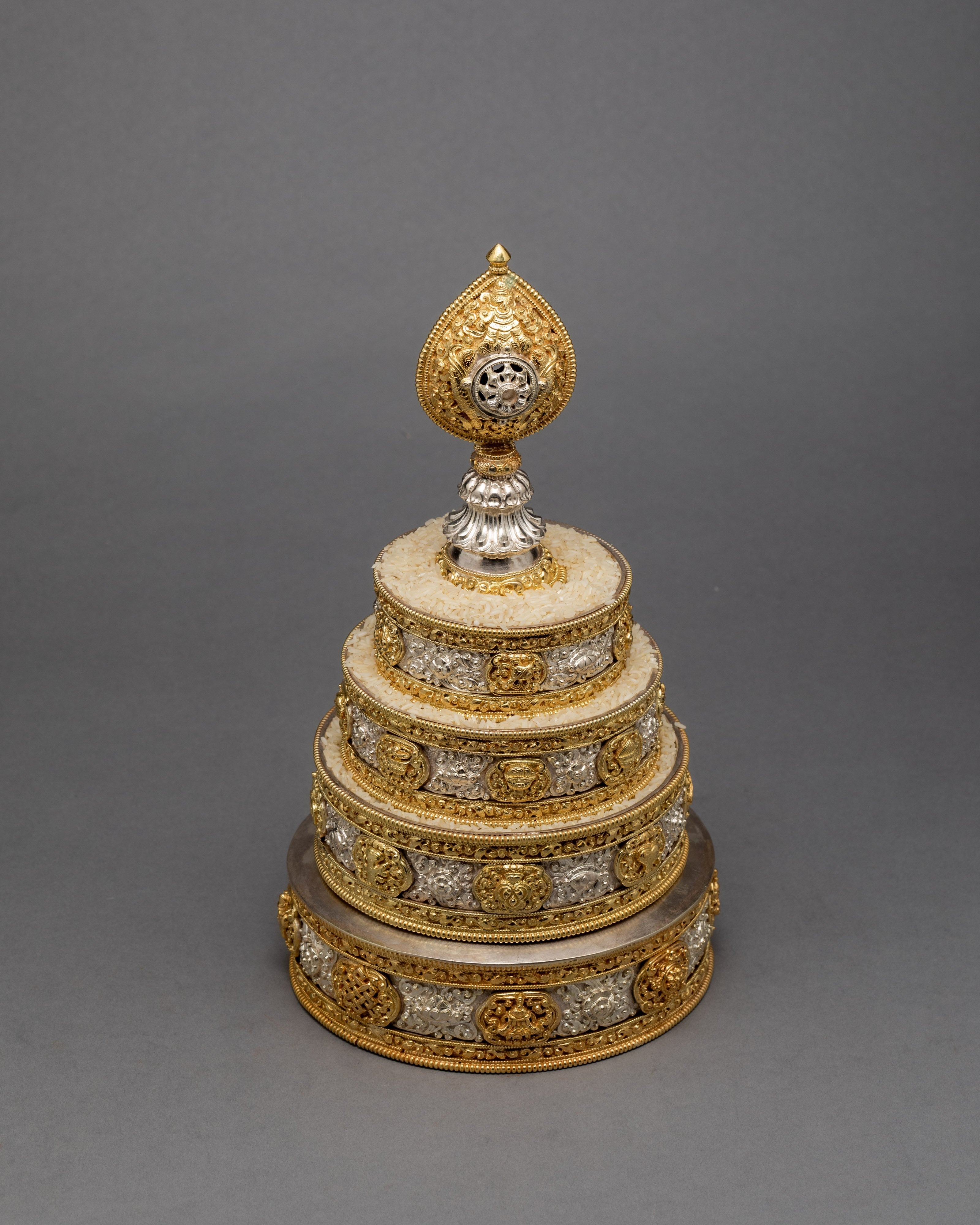 Handmade Mandala Set | Buddhist Altar Offerings | Zen Space Decor