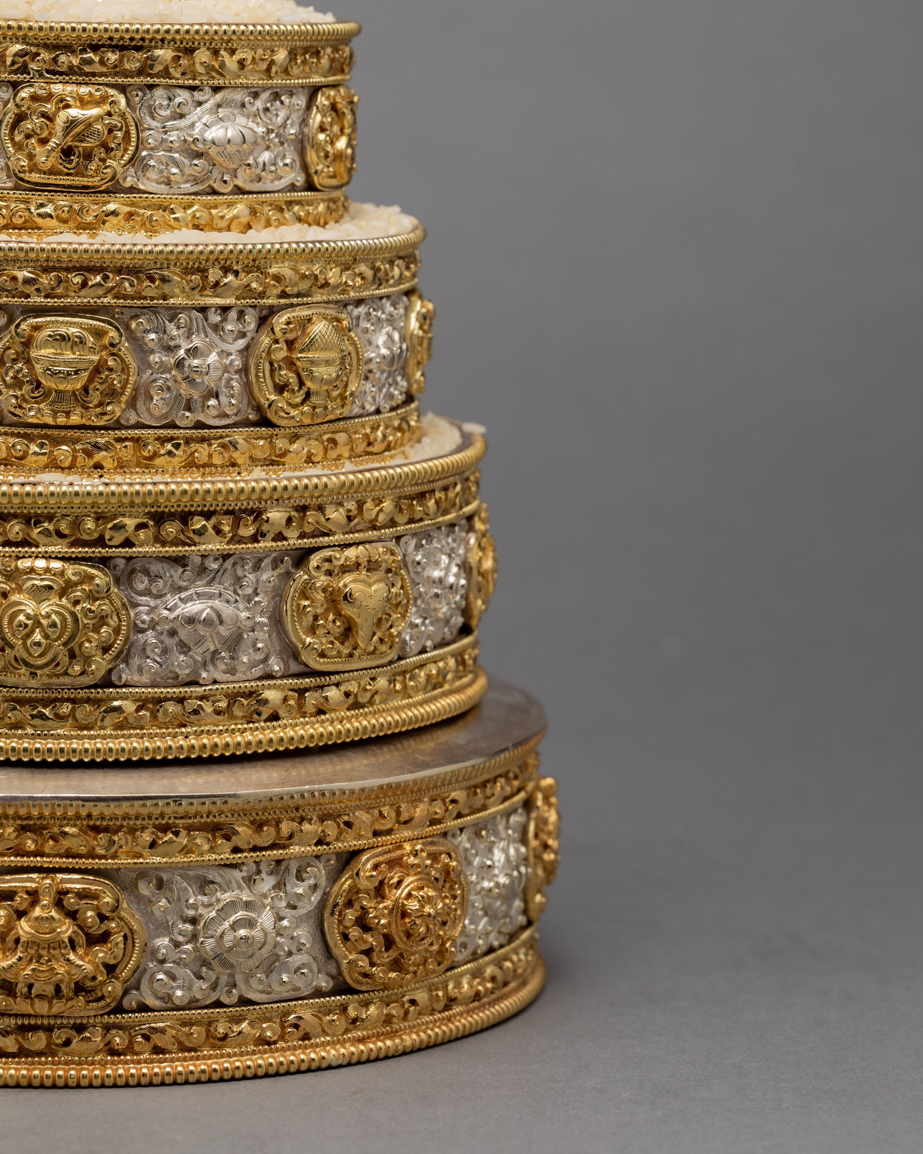 Handmade Mandala Set | Buddhist Altar Offerings | Zen Space Decor