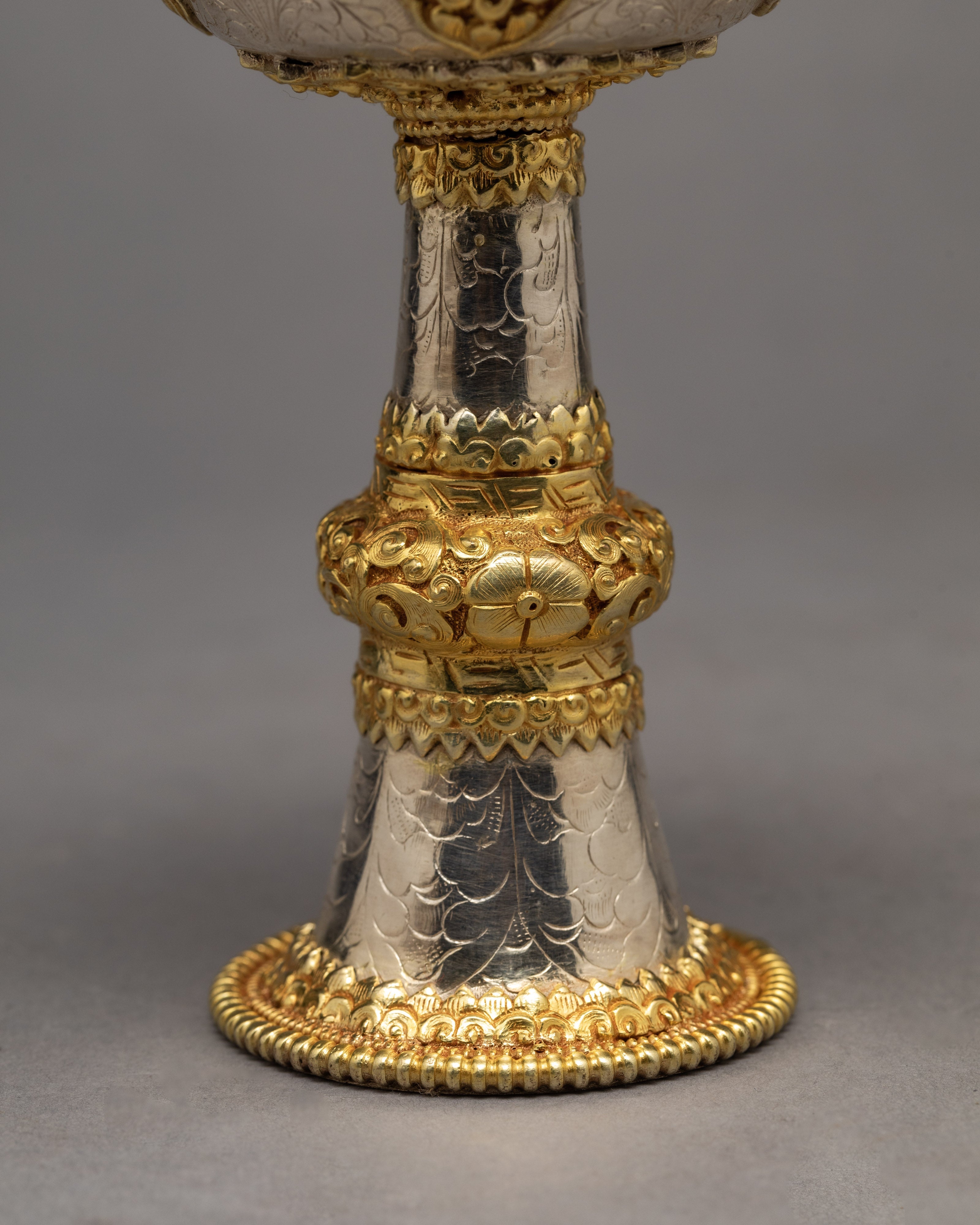 Gold Plated Serkyem Set | Buddhist Ritual Item | Plated With 24K Gold