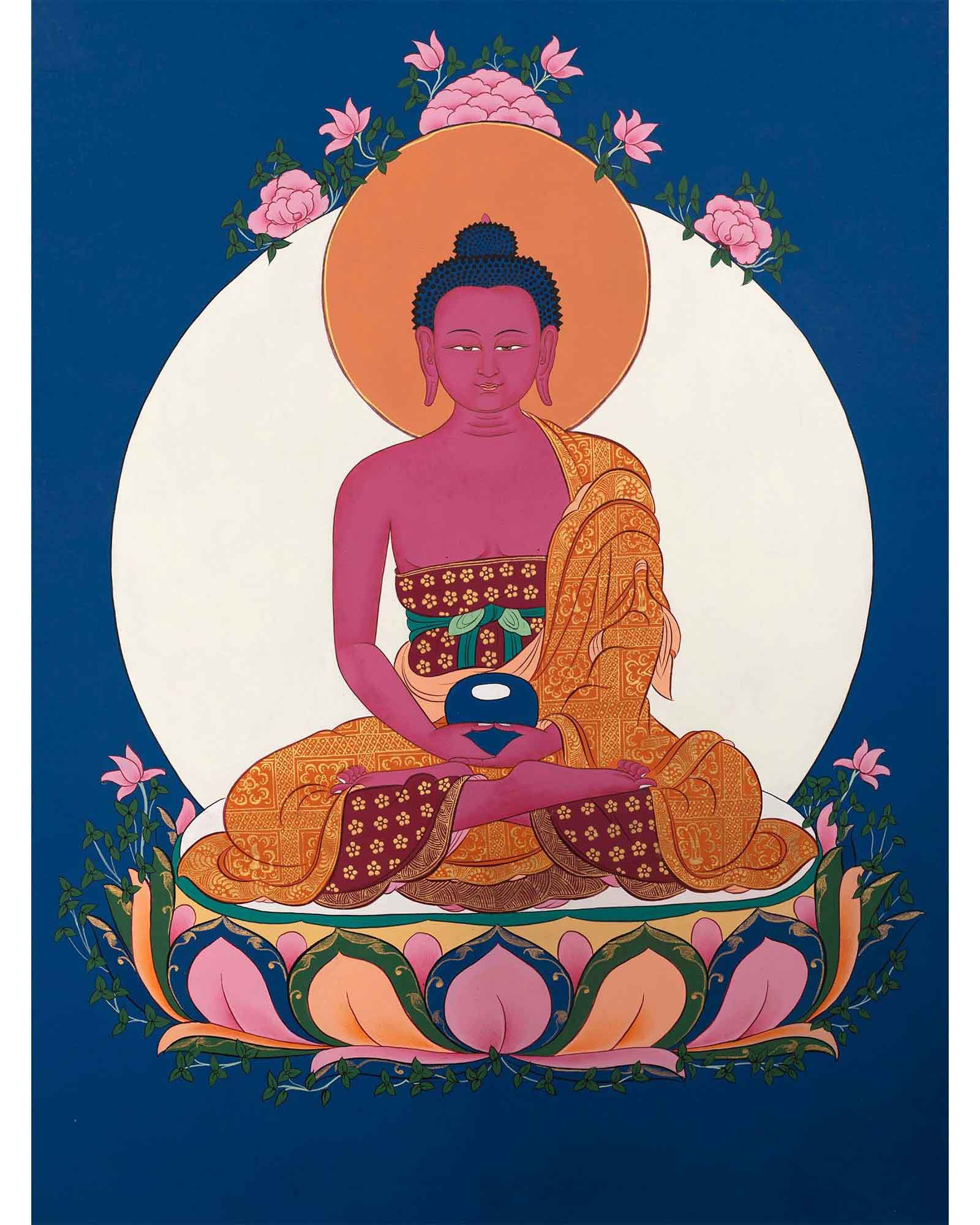 Red Amitabha Buddha | Wall hanging Decoration