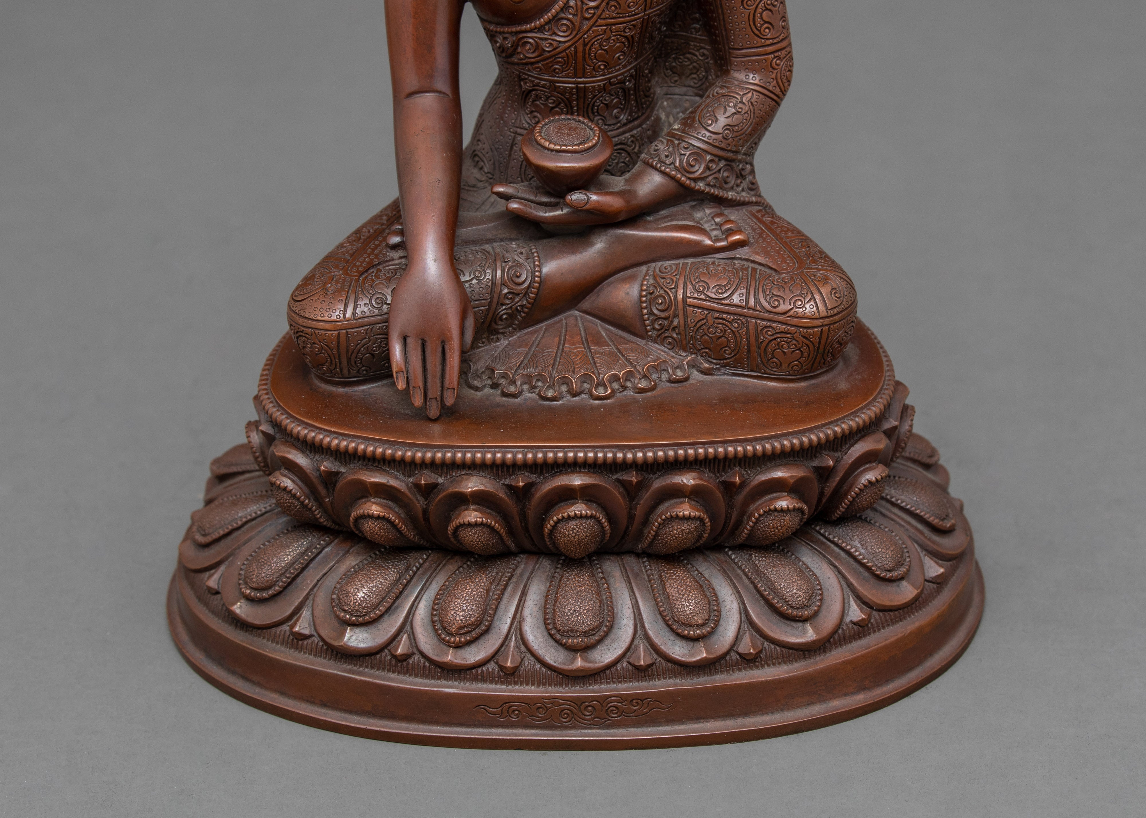 Shakyamuni Buddha Statue | Religious Handcrafted Art | Buddhist Home Decors