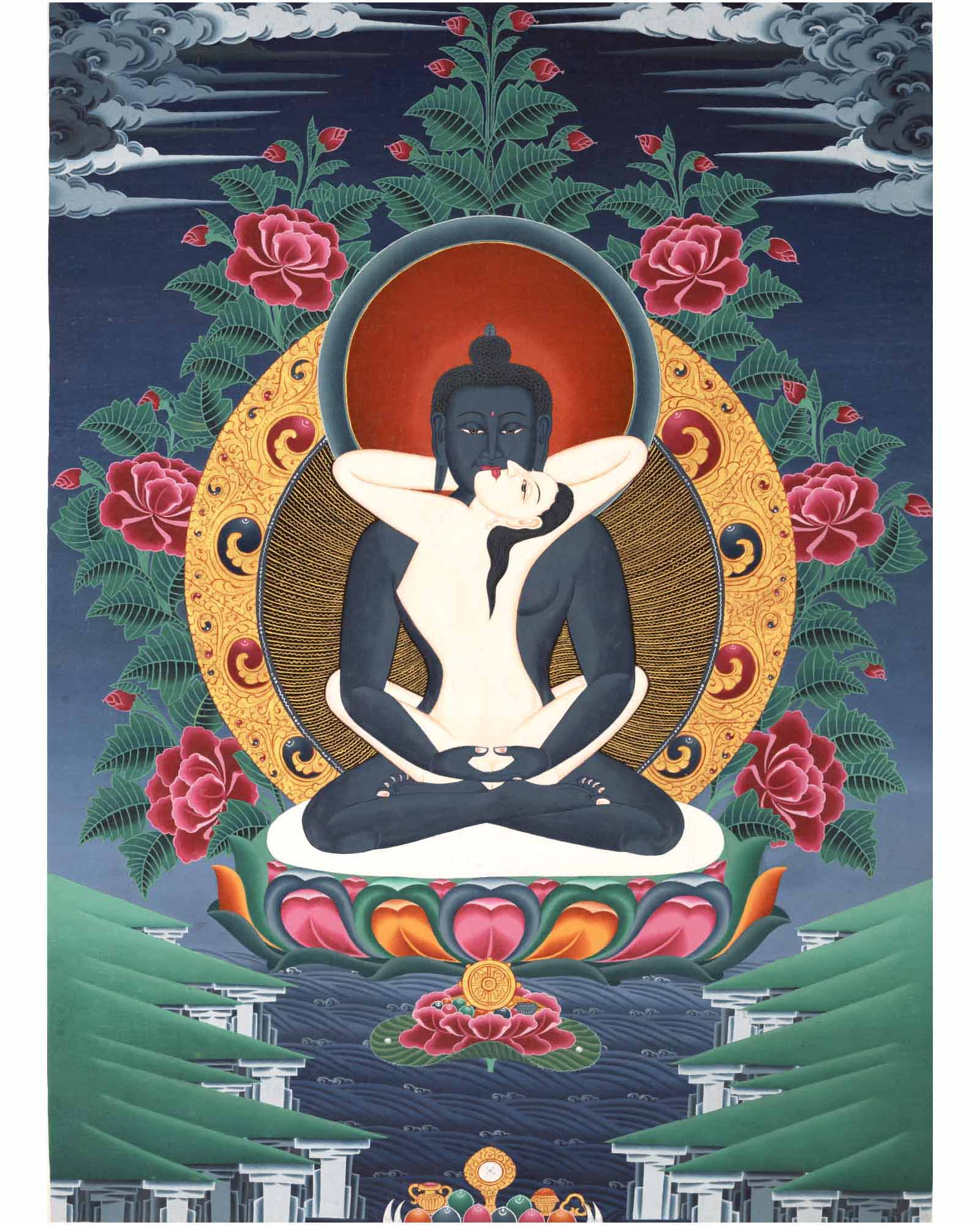 Samantabhadra Thangka | Wall Hanging Decors