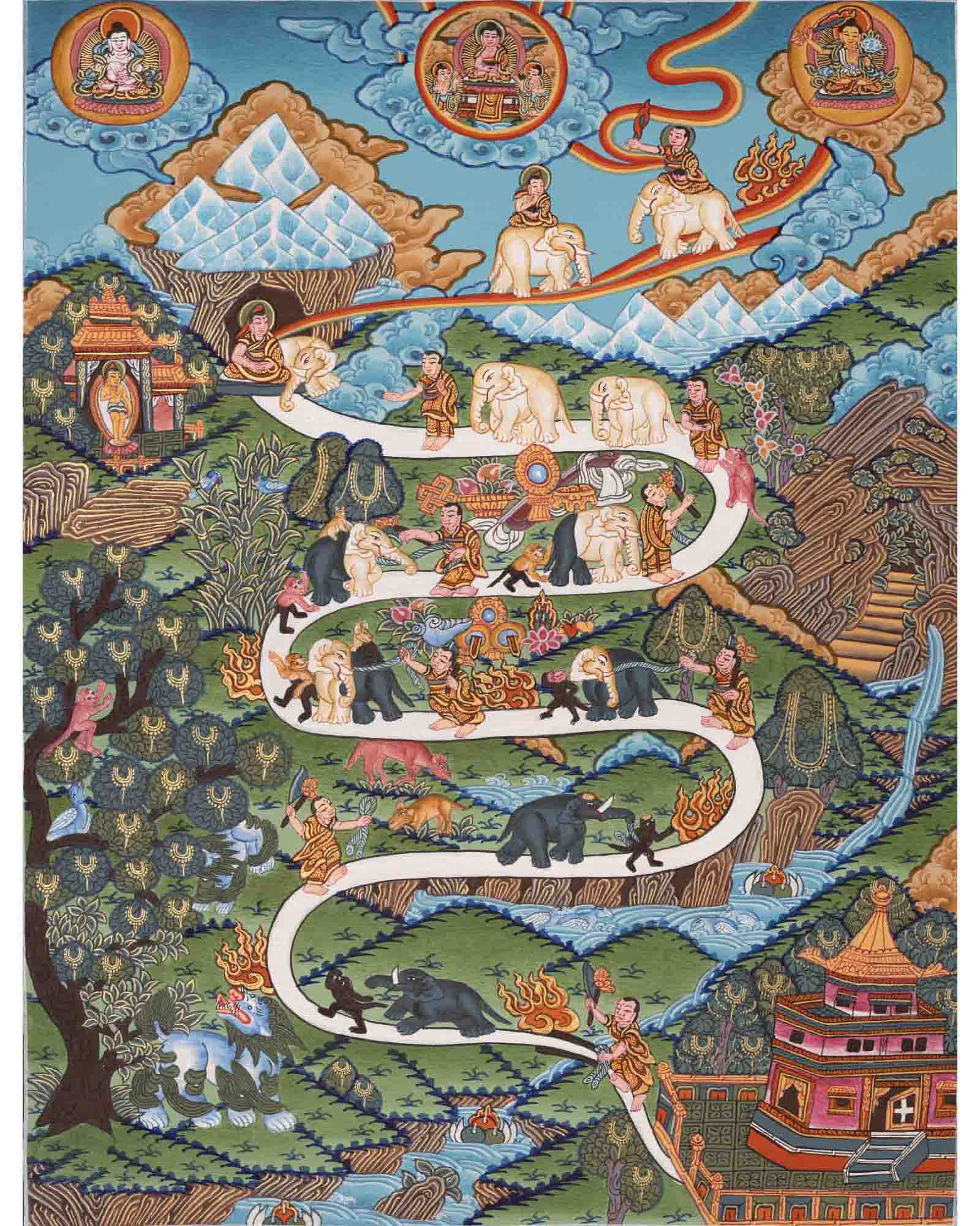 Samatha Meditation Art | Wall Hanging Decoration