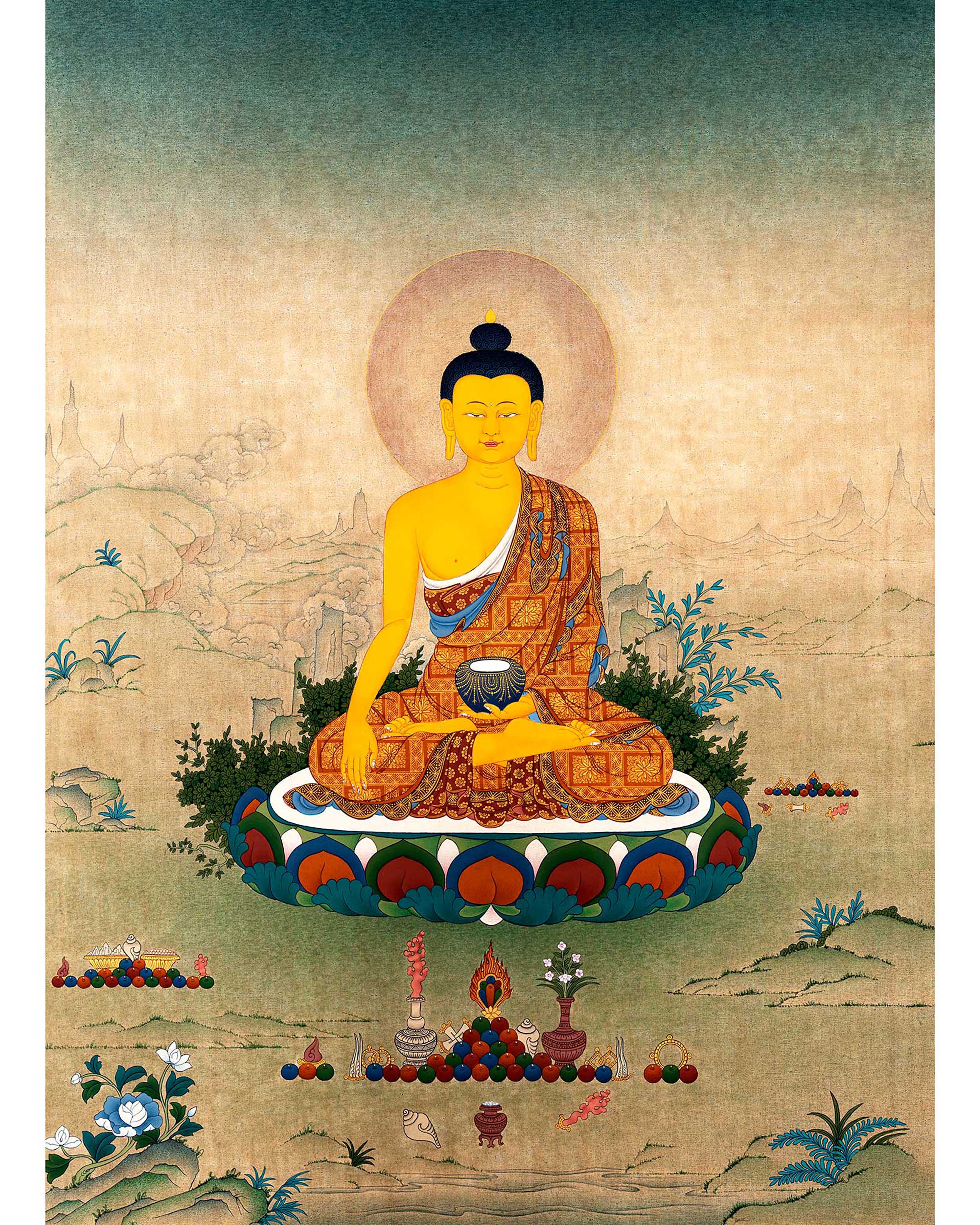 Shakyamuni Buddha Thangka