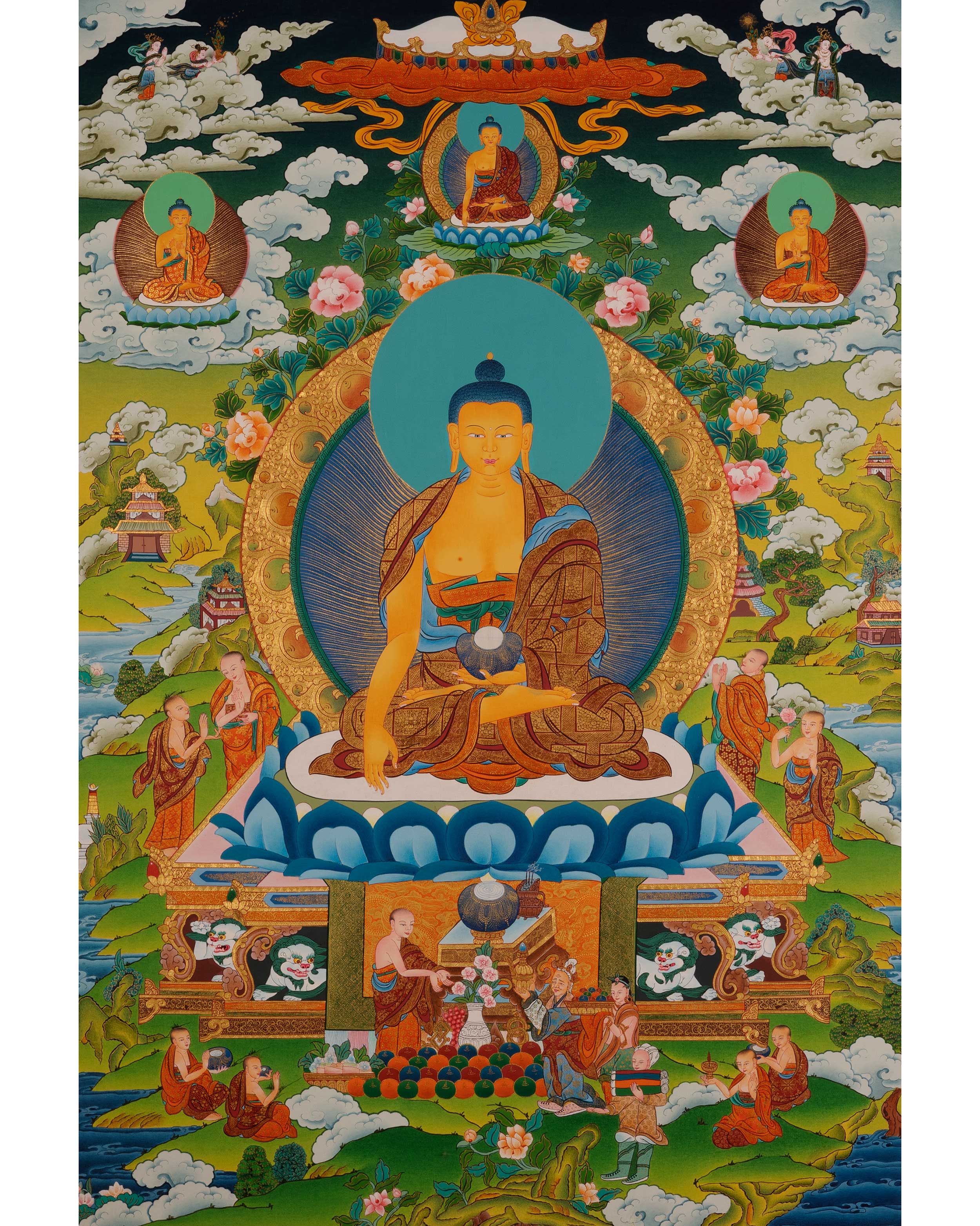 Shakyamuni Buddha Thangka