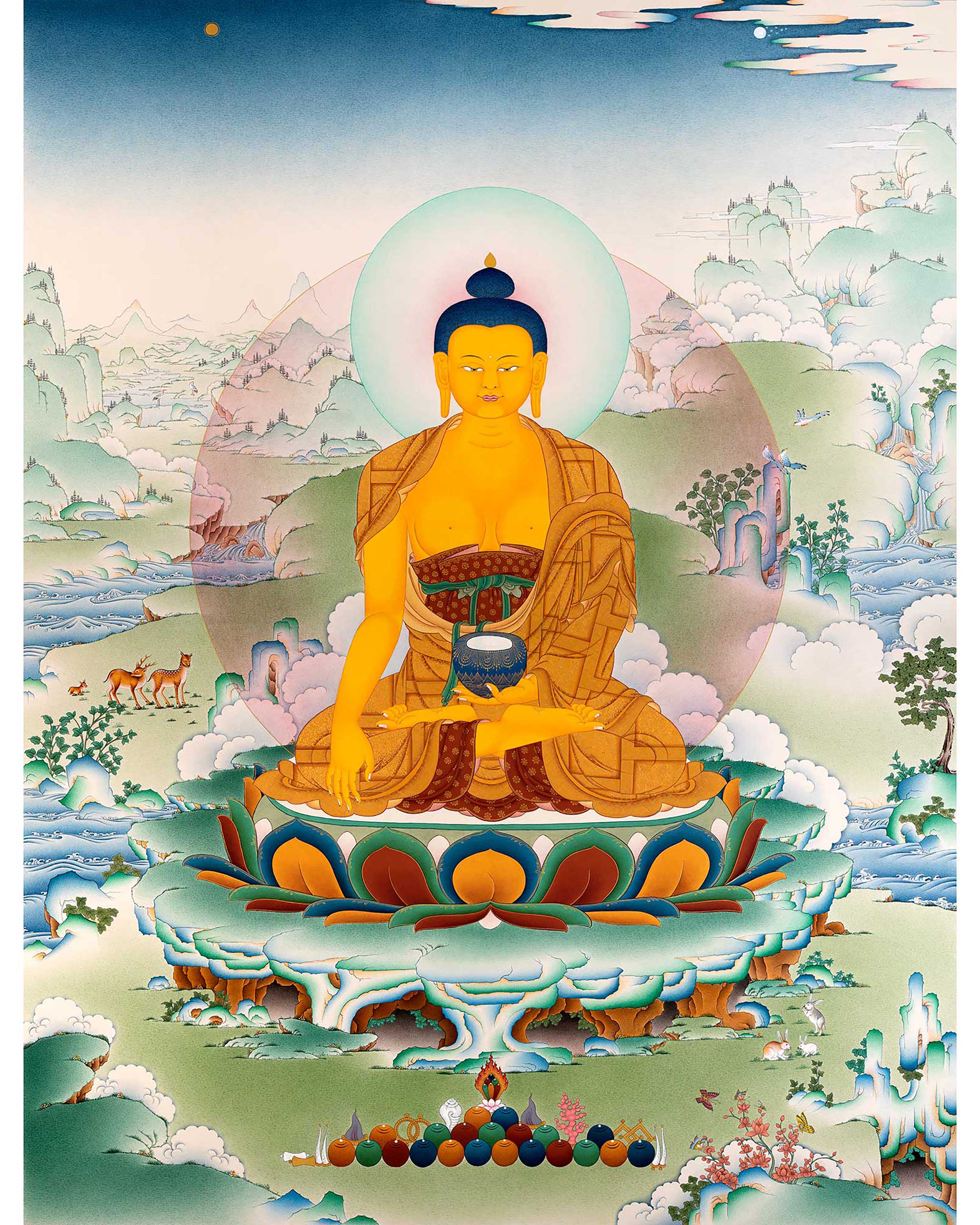 Shakyamuni Buddha Thangka