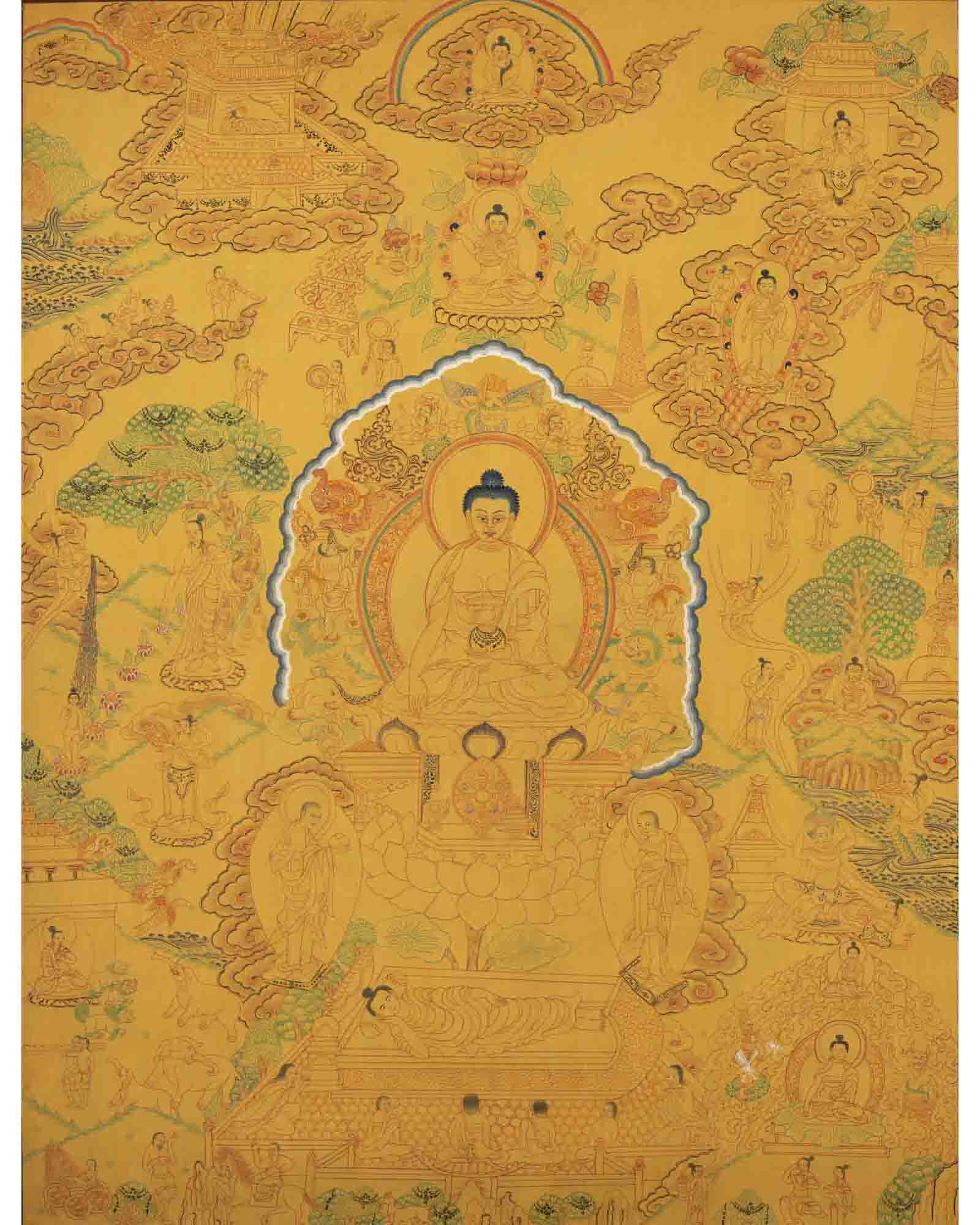 Shakyamuni Buddha Life Story | Tibetan Artwork