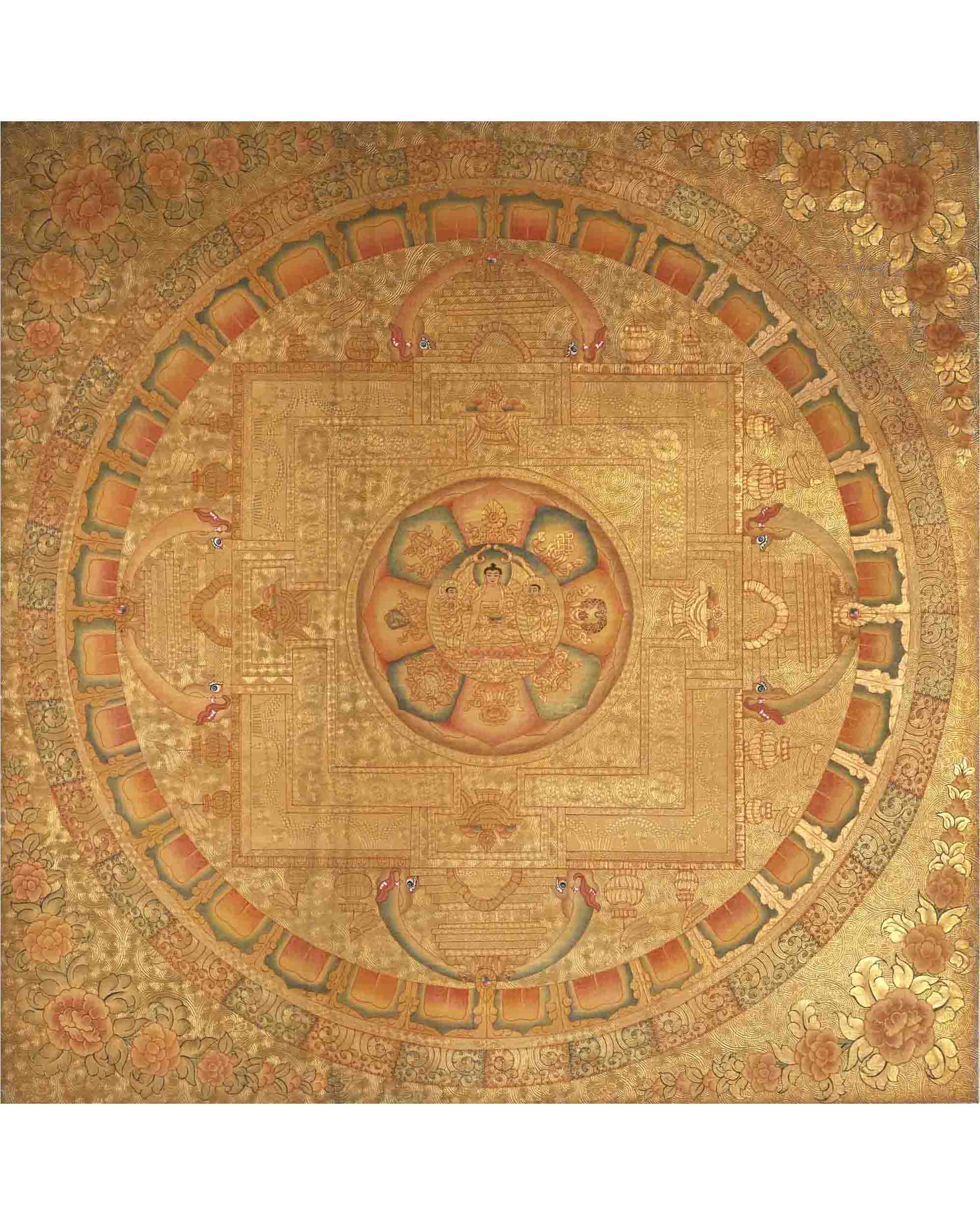 Shakyamuni Buddha Mandala | Wall Decoration Painting