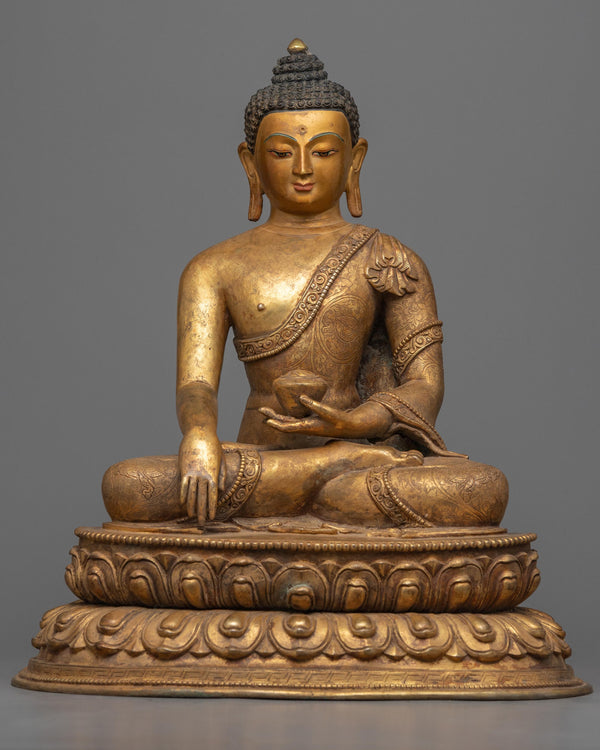 Buddha Shakyamuni Sculpture Tibet 