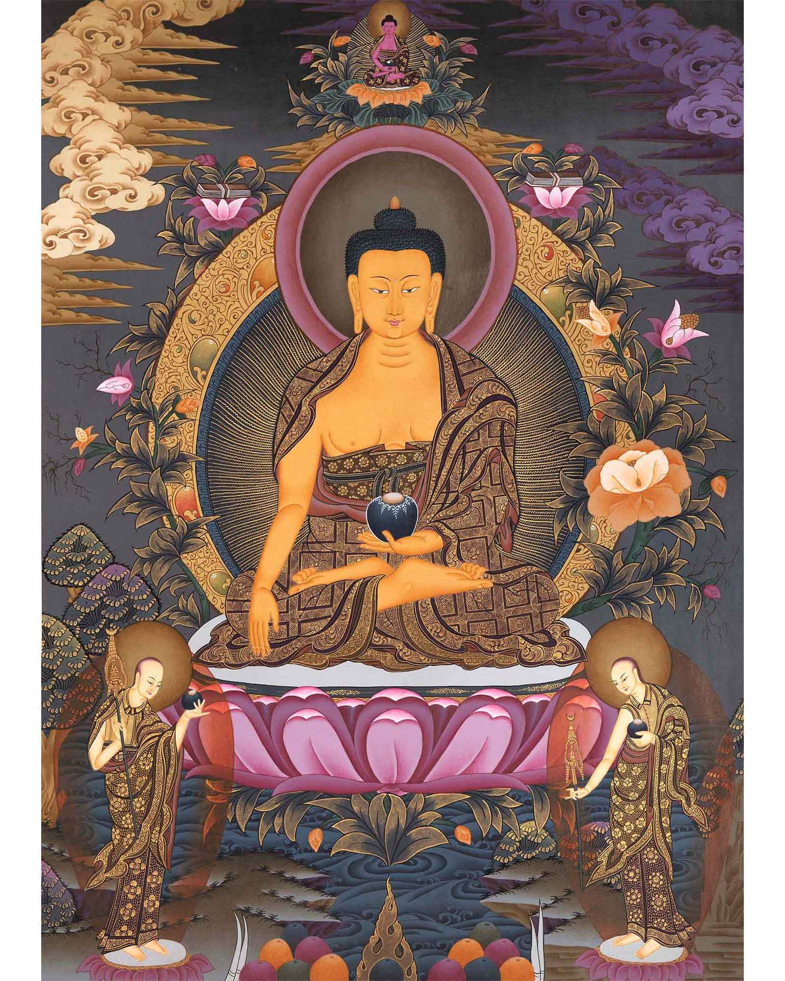 Shakyamuni Handmade Thangka | Art For Peace