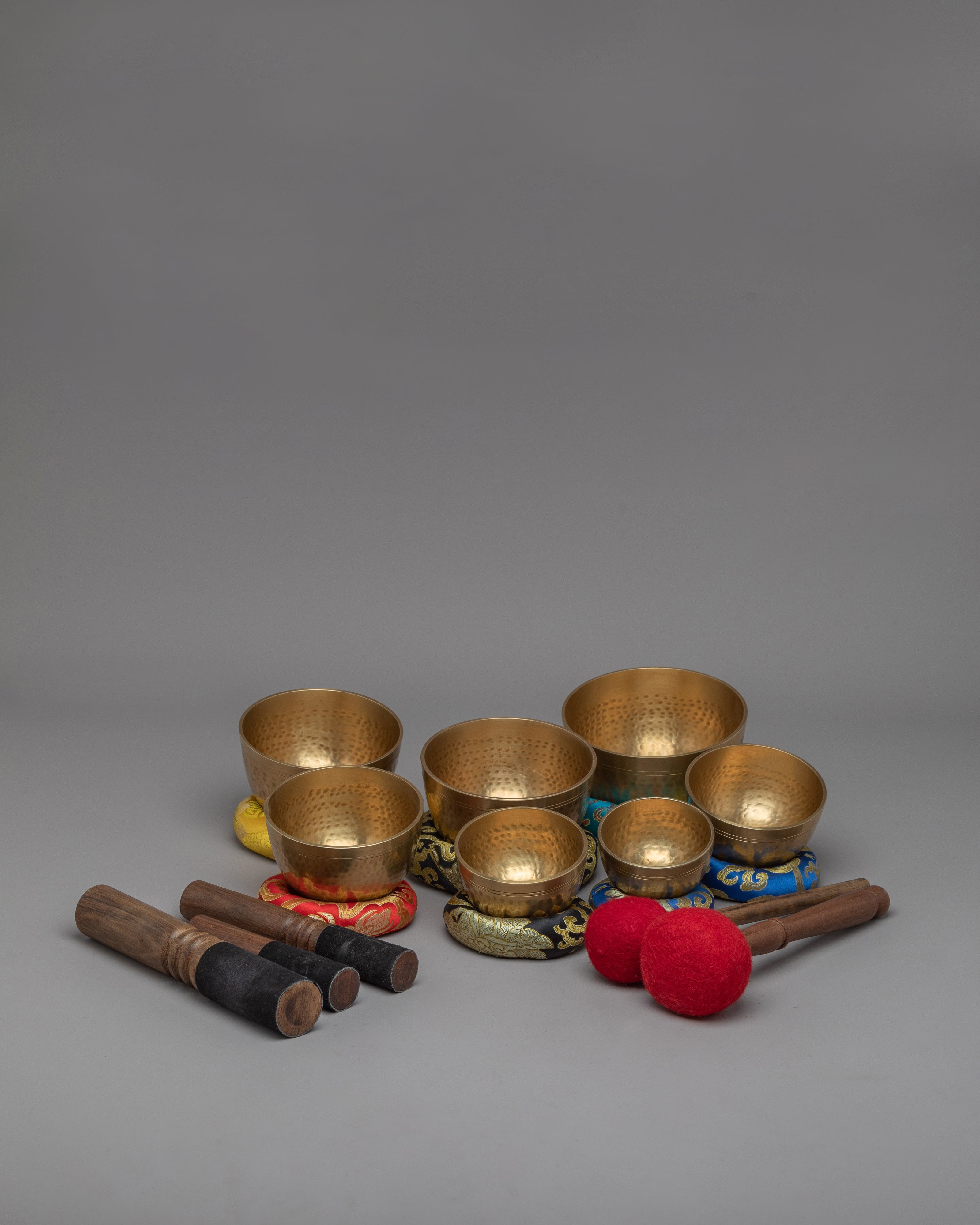 Authentic Tibetan Singing Bowl Set