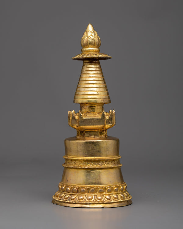 Tibetan Gold Stupa