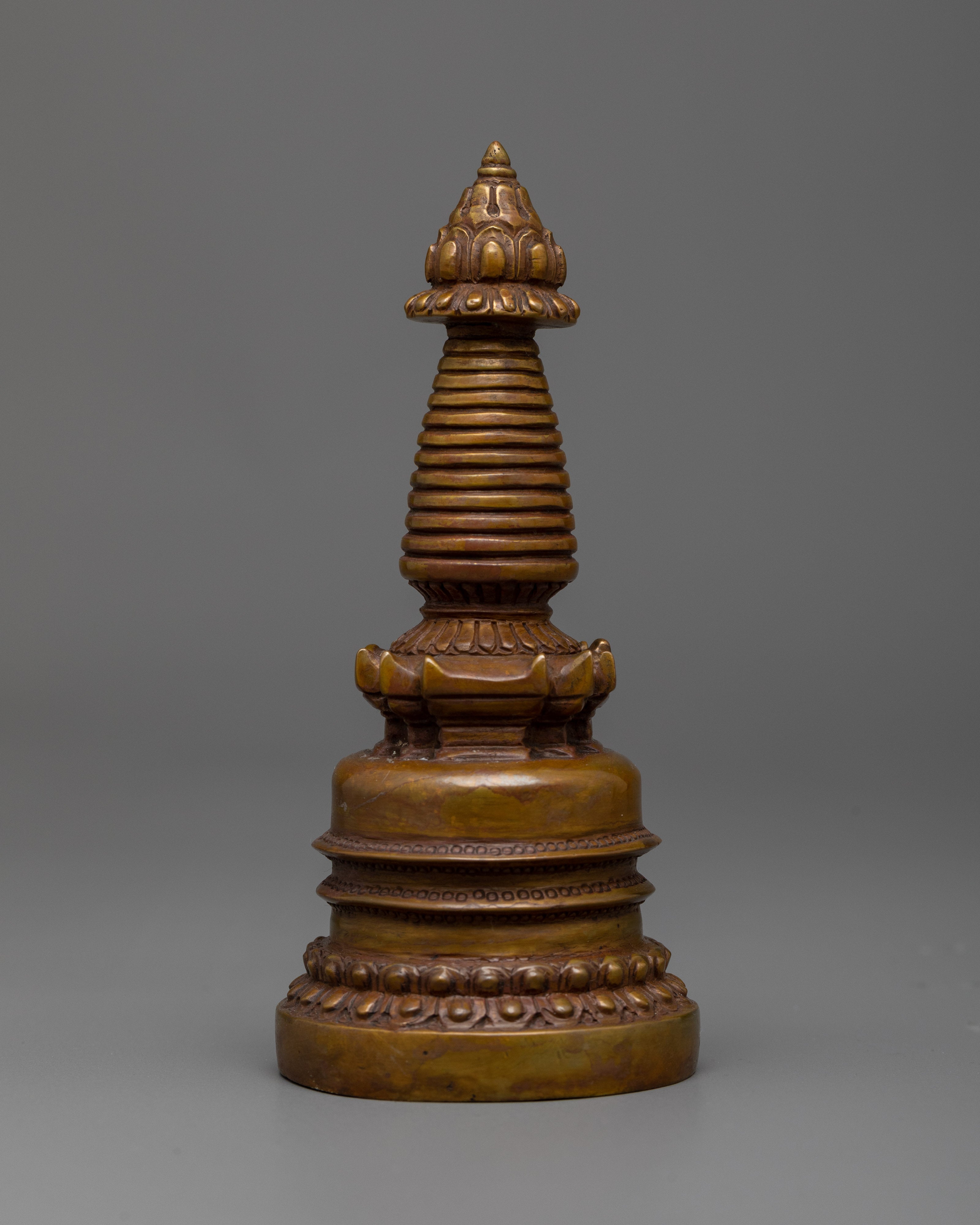 Oxidized Copper Stupa