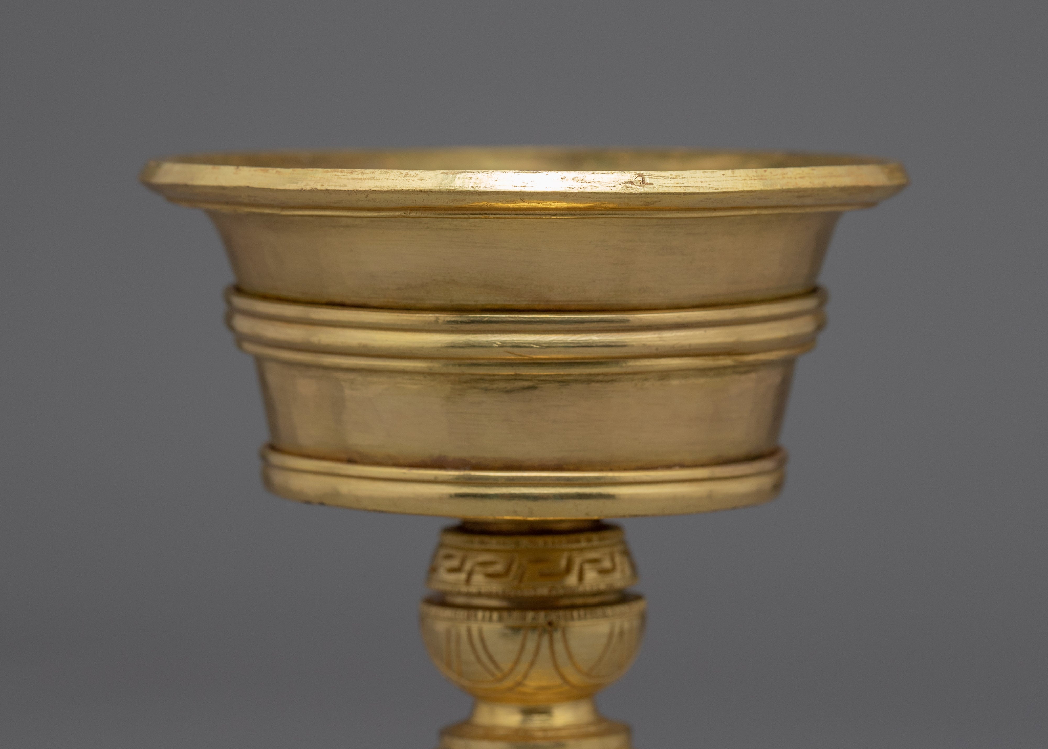 Tibetan Butter Lamp Set | 24K Gold Plated lamp