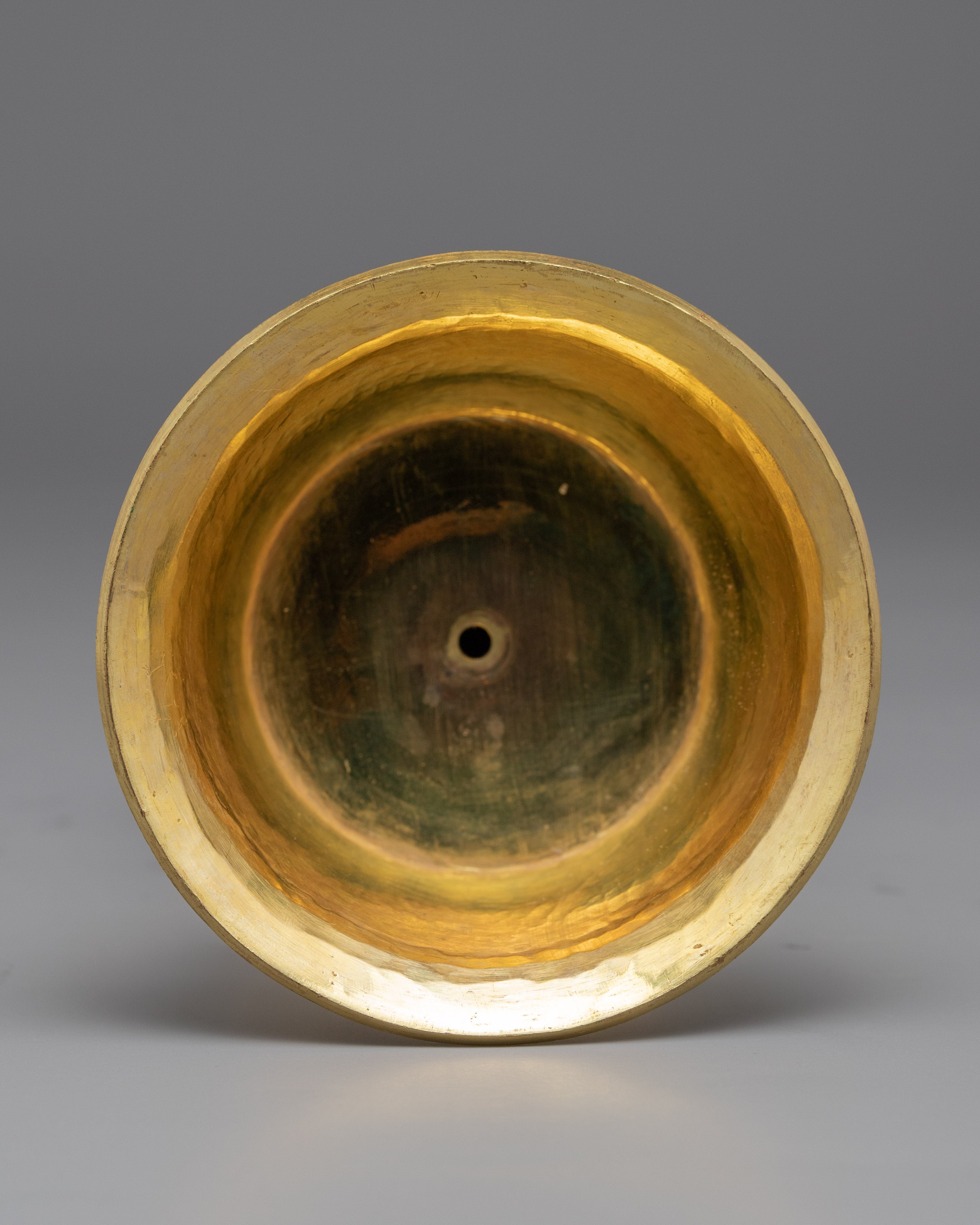 Tibetan Butter Lamp Set | 24K Gold Plated lamp