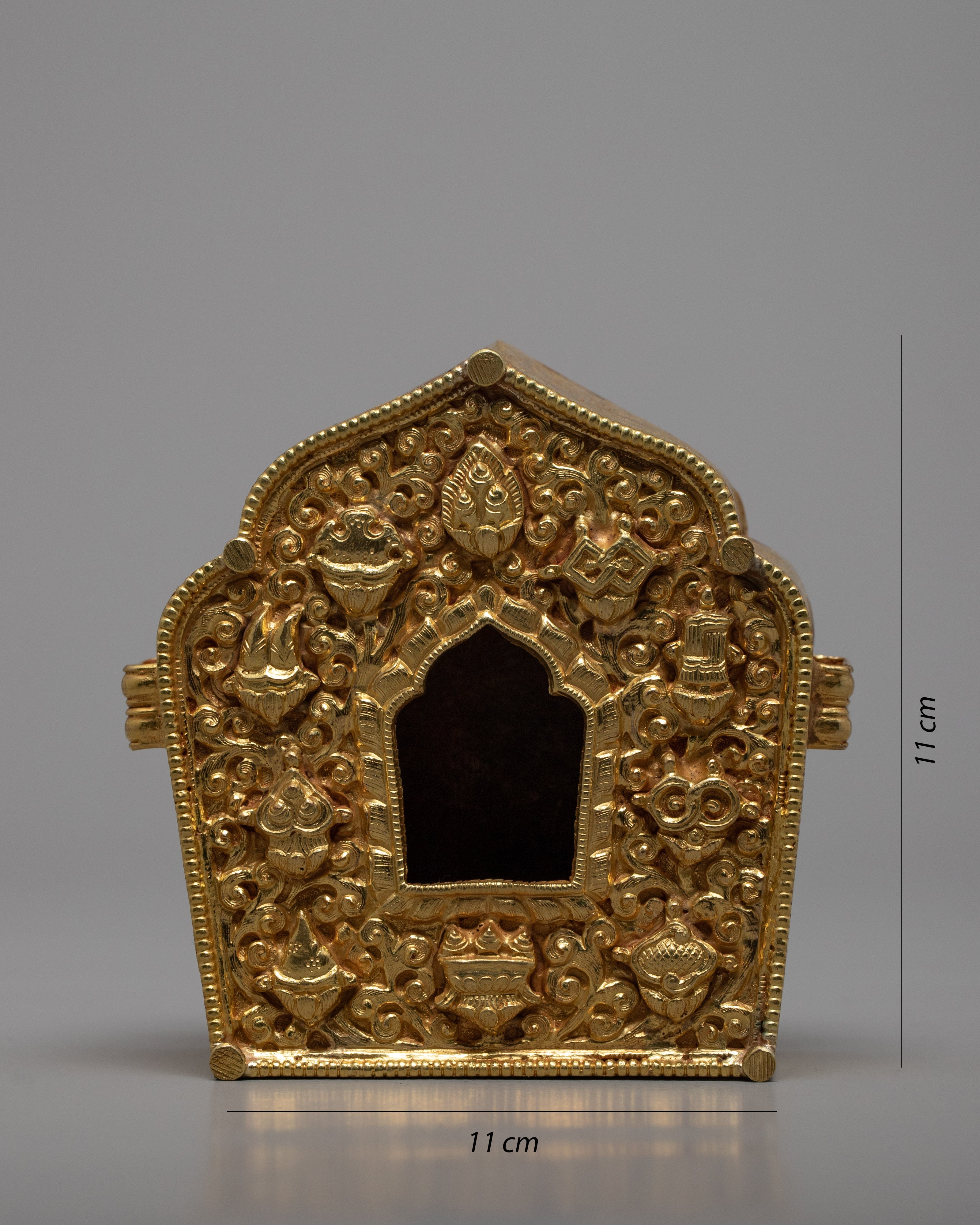 Religious Ghau Box | Buddhist Treasure Box | Religious Artifacts | Ritual Decor Items