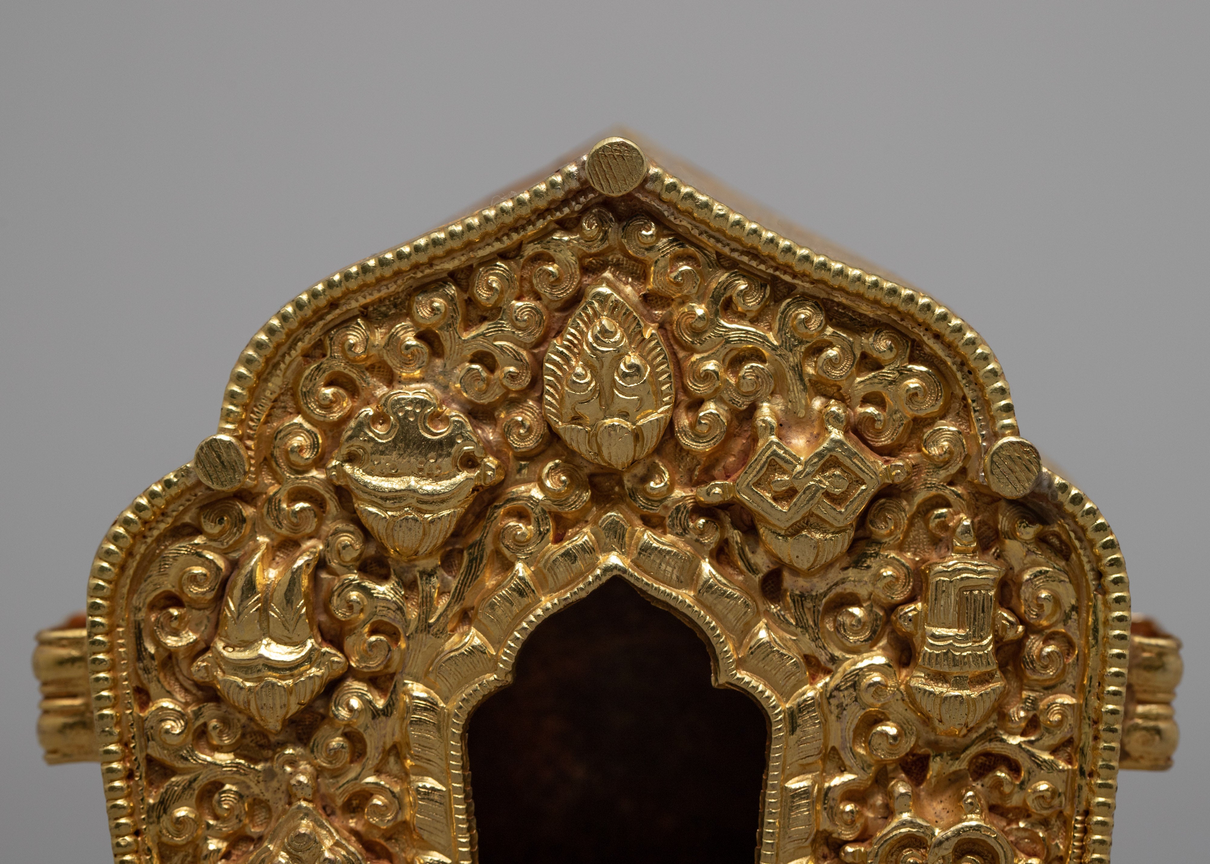 Religious Ghau Box | Buddhist Treasure Box | Religious Artifacts | Ritual Decor Items