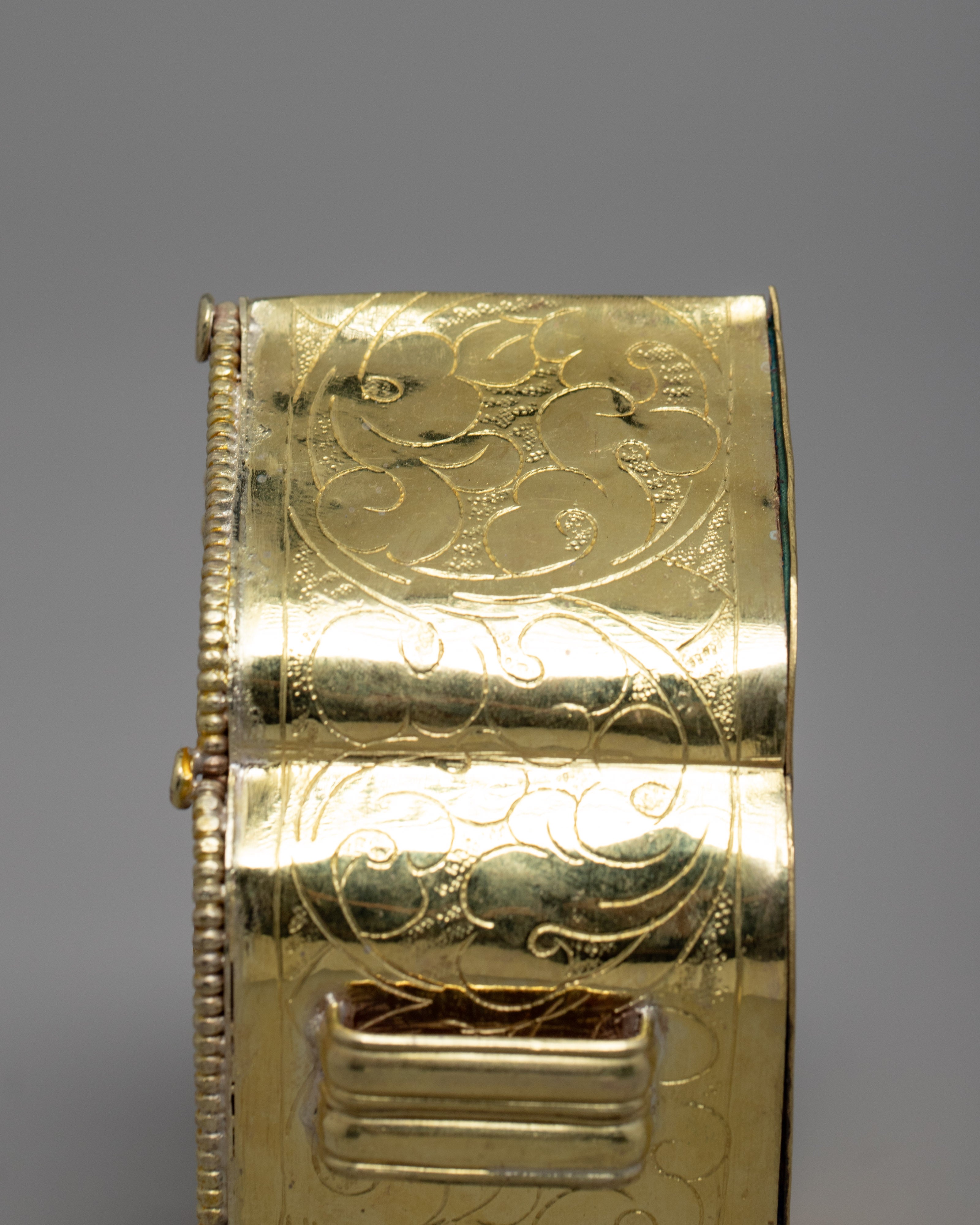 Ancient Ghau Box | Buddhist Religious Items | Ritual Decor Object