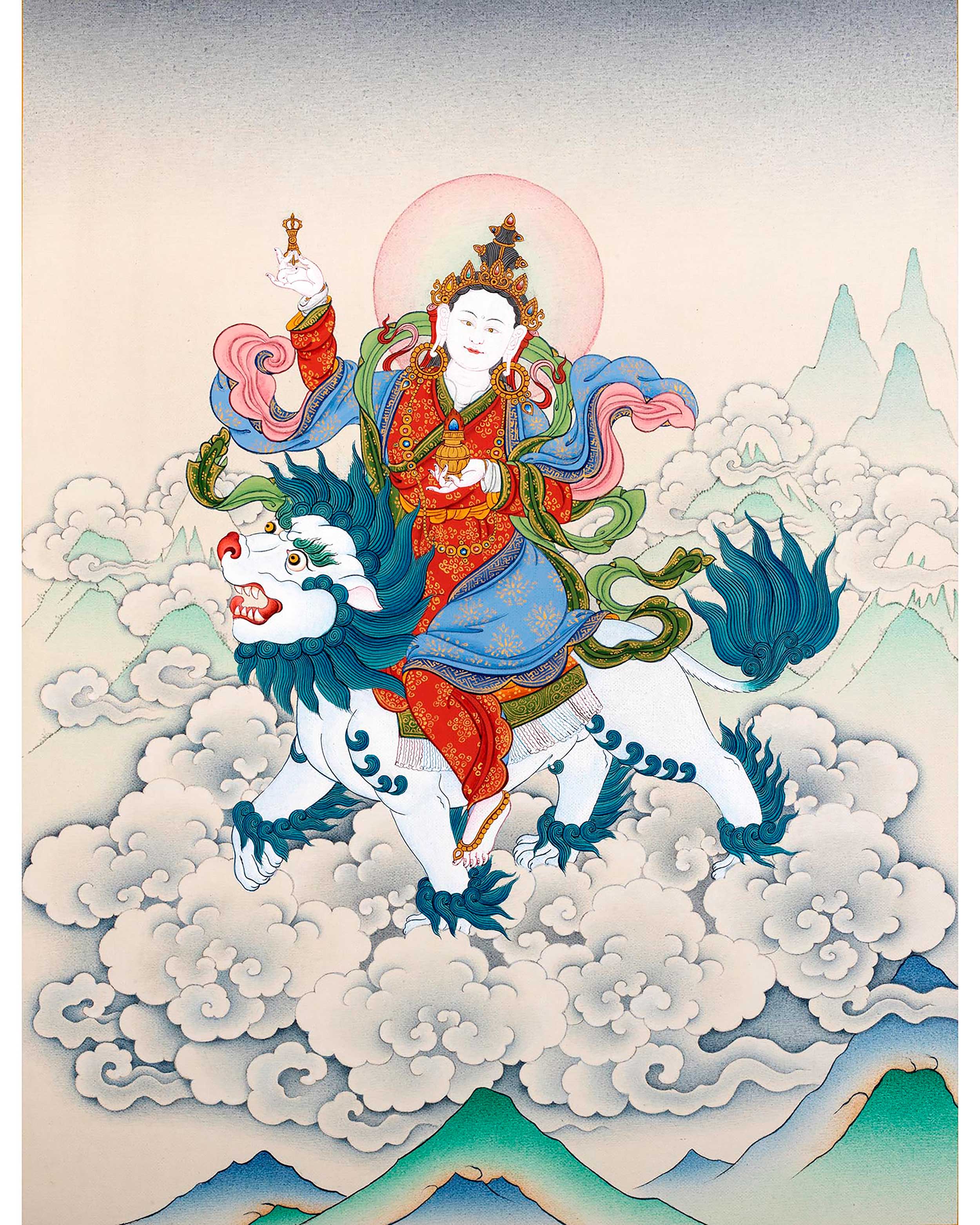Tsheringma Buddhist deity of Longevity