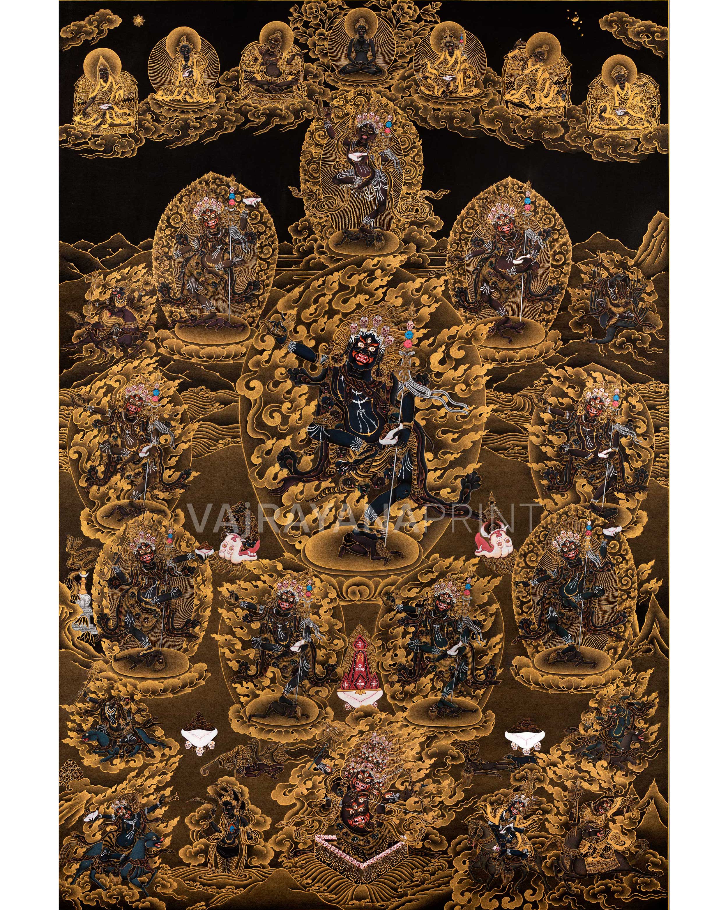 Troma Nagmo Thangka | High Quality Canvas Print | Digital Print