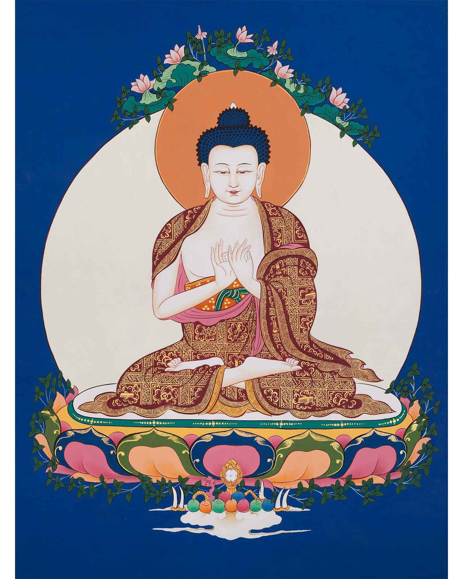 Vairocana Buddha Thangka | Spiritual Art