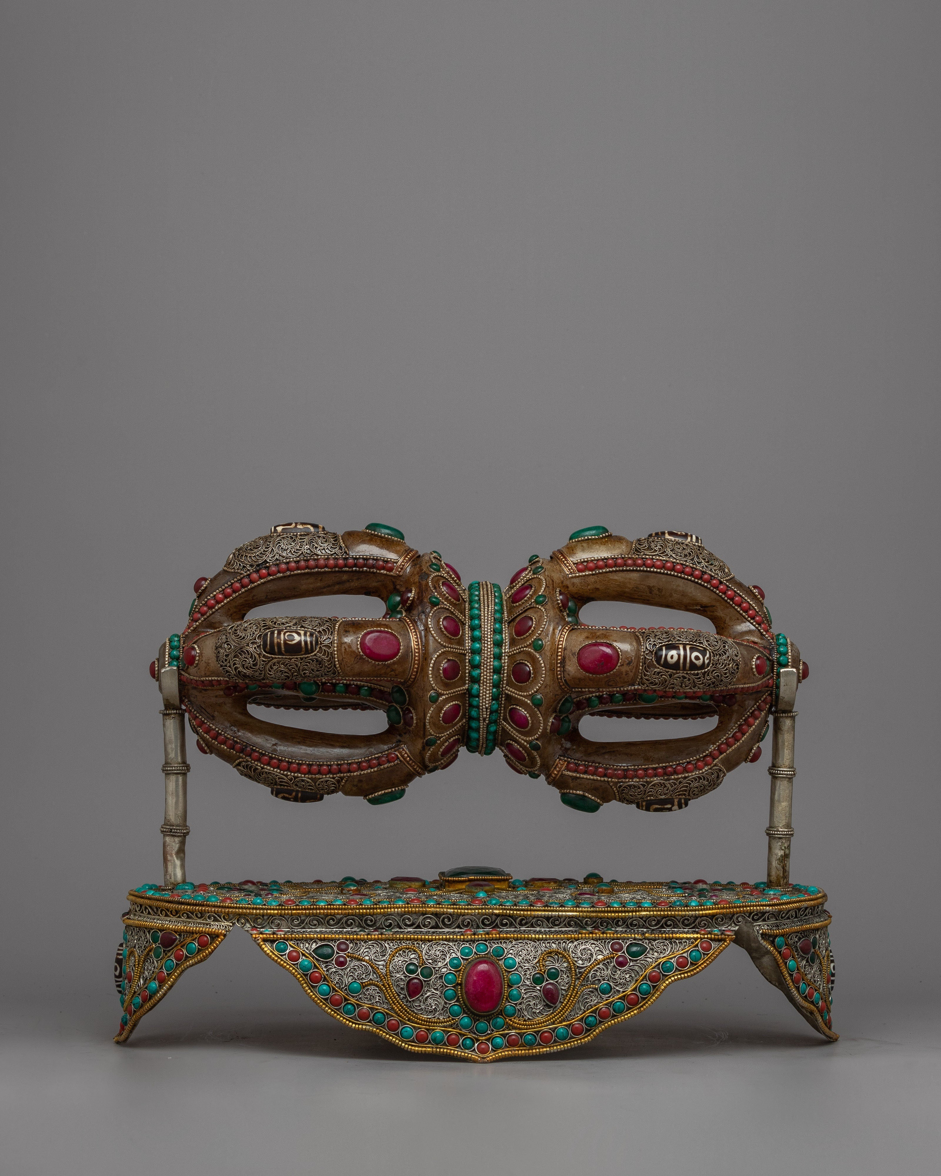 Crystal Vajra with Stand