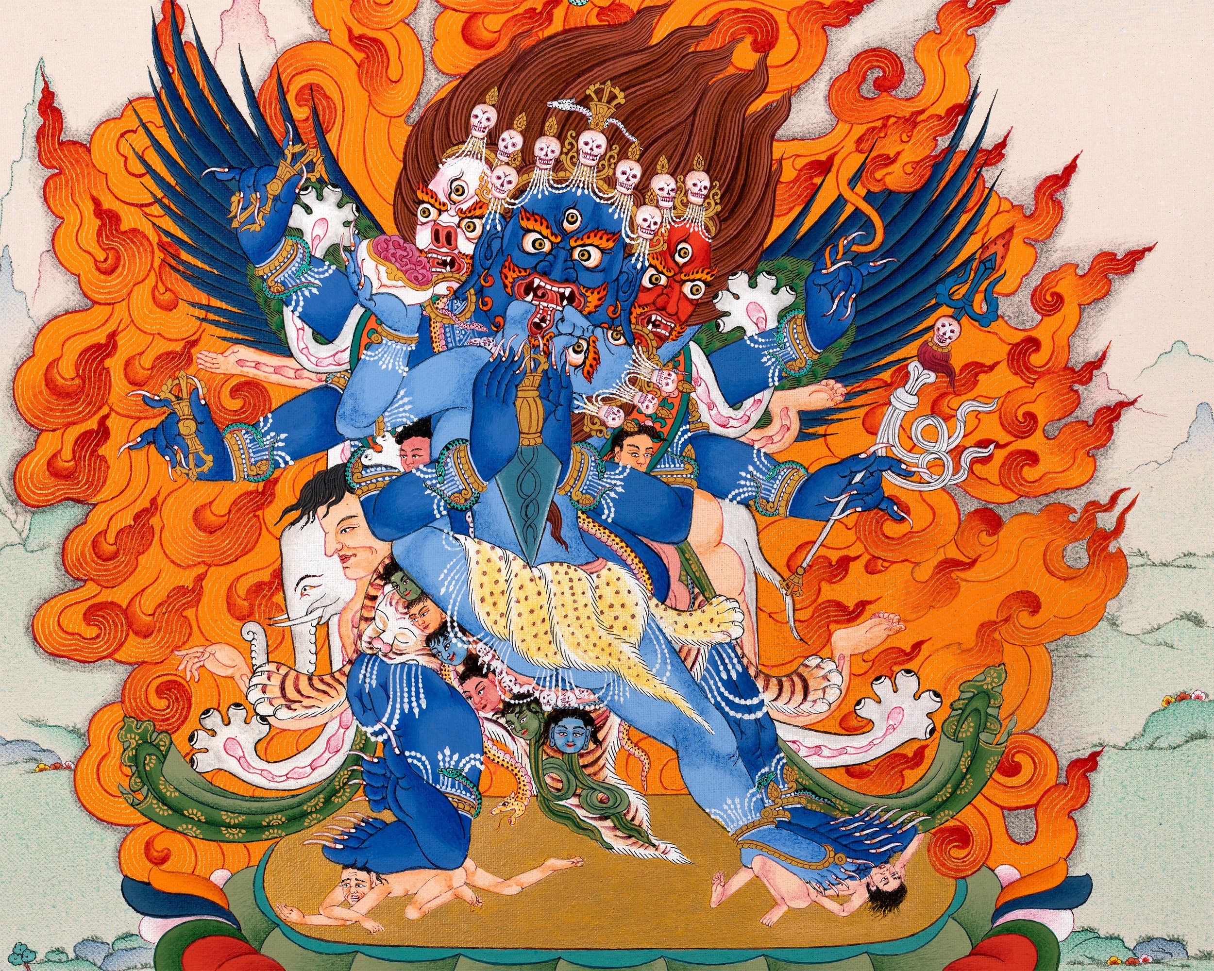 Vajrakilaya Thangka | Yidam