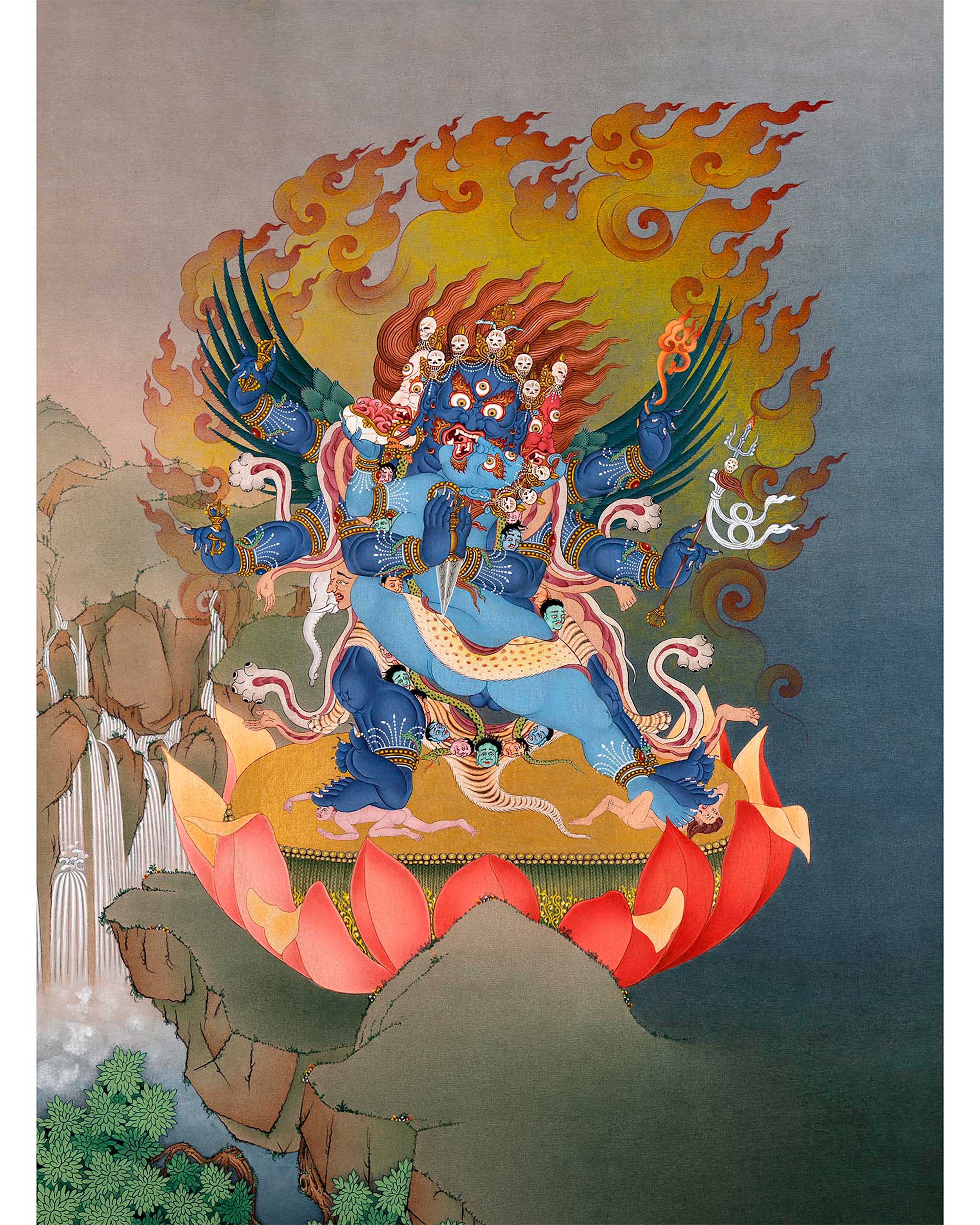 Vajrakilaya Thangka | Special Phurba Painting | Nyingma Yidam