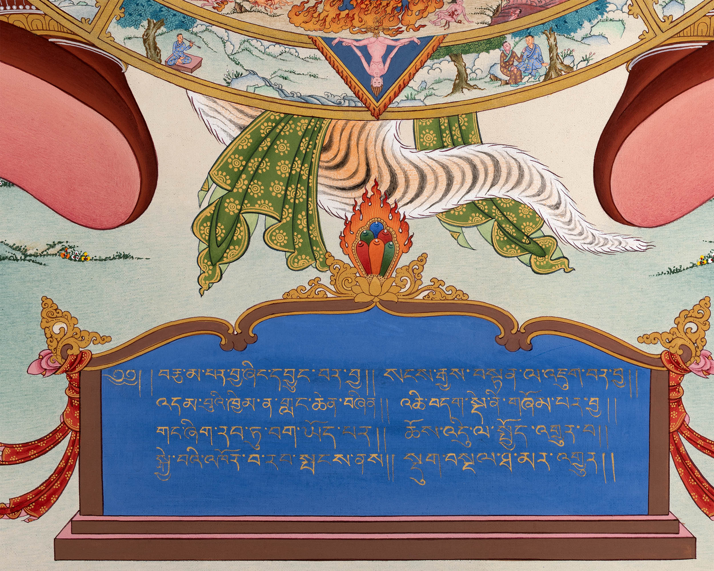 The Wheel Of Life Thangka, Tibetan Bhavachakra Mandala, Buddhist Painting