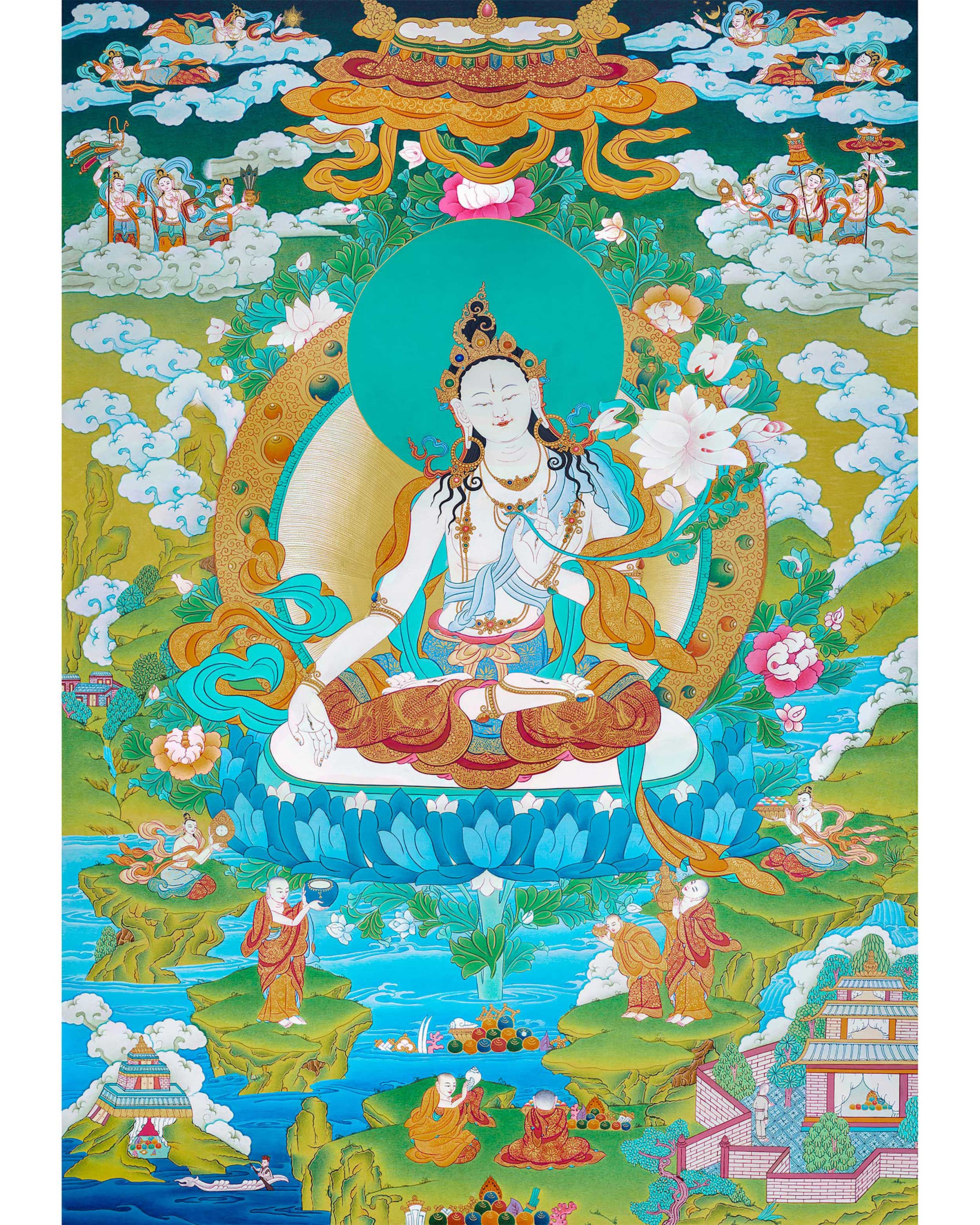 White Tara Thangka