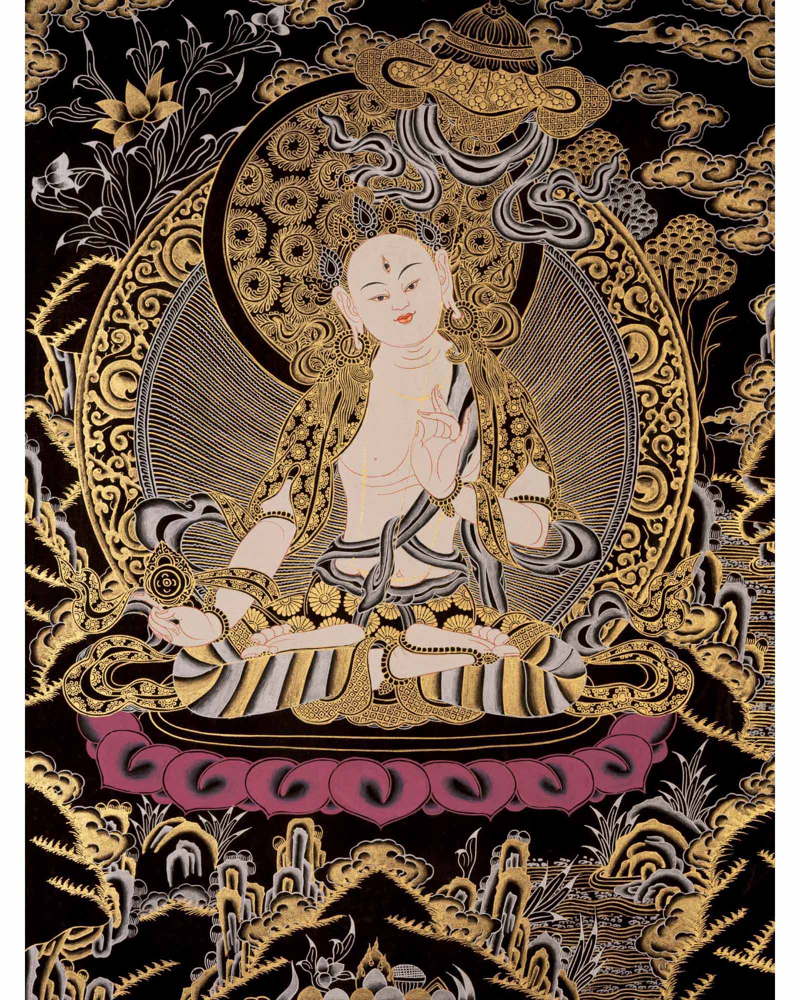 Bodhisattva White Tara | Tibetan Thangka Painting