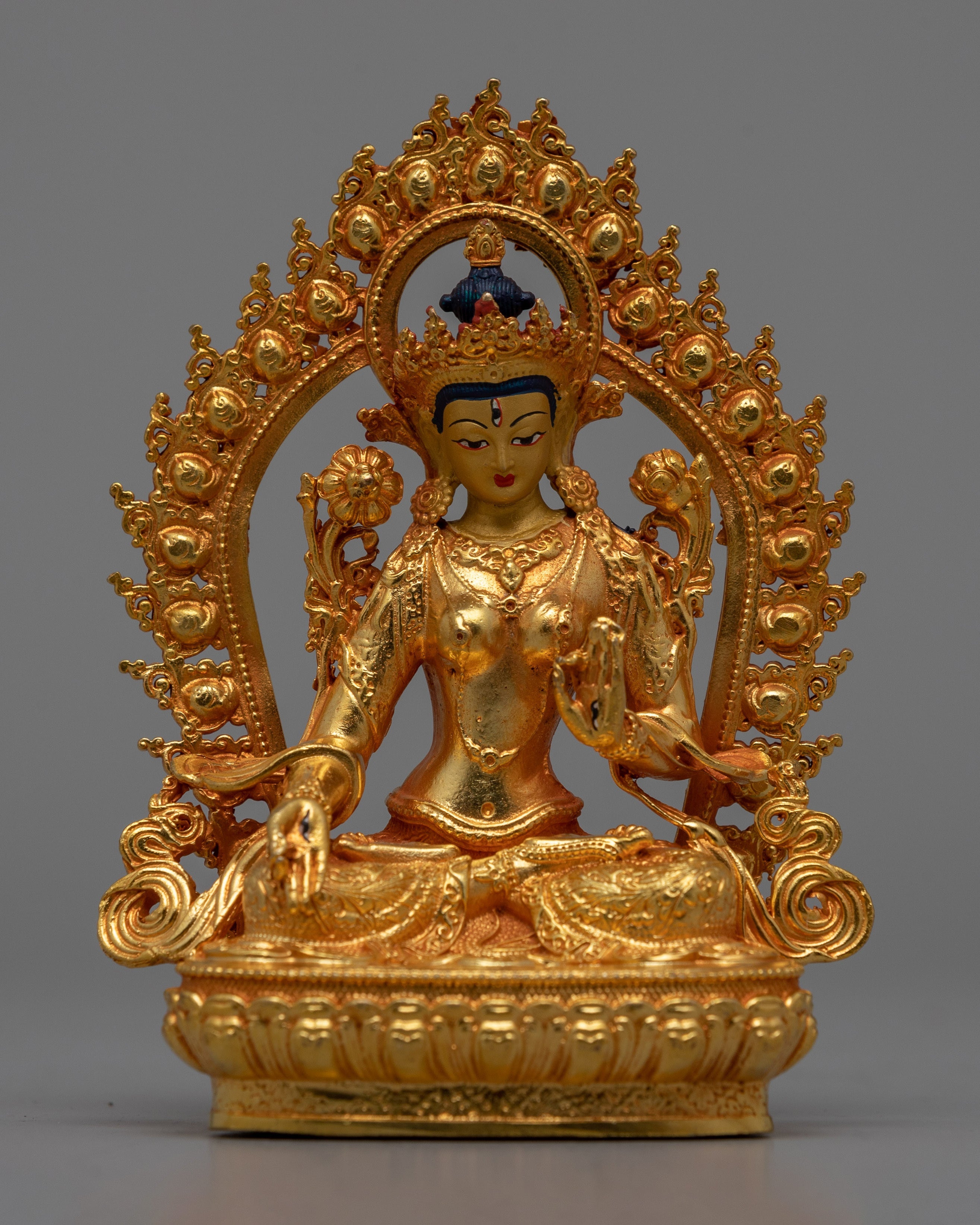 Machine Made White Tara Statue