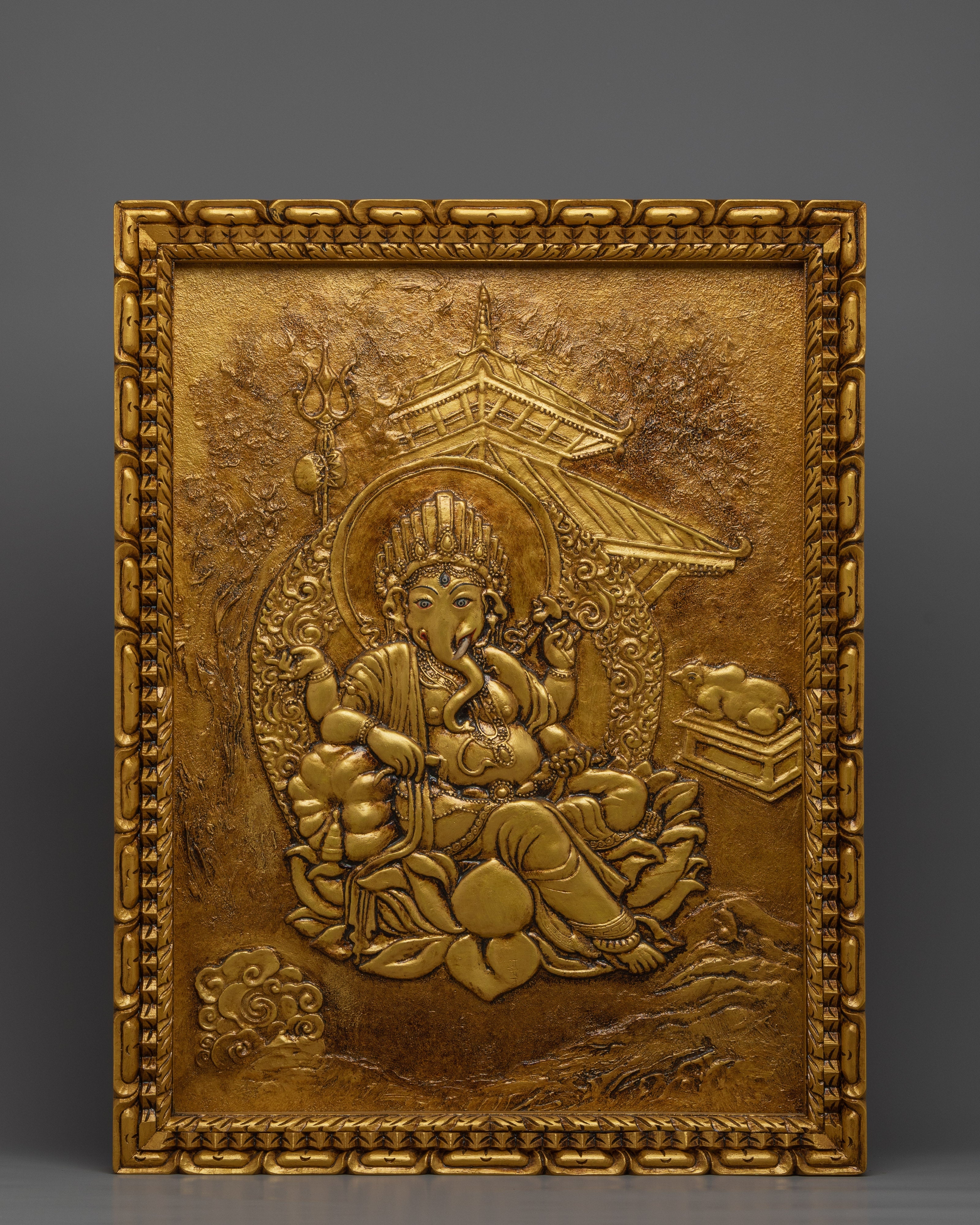 Ganesh Wall Relief Art