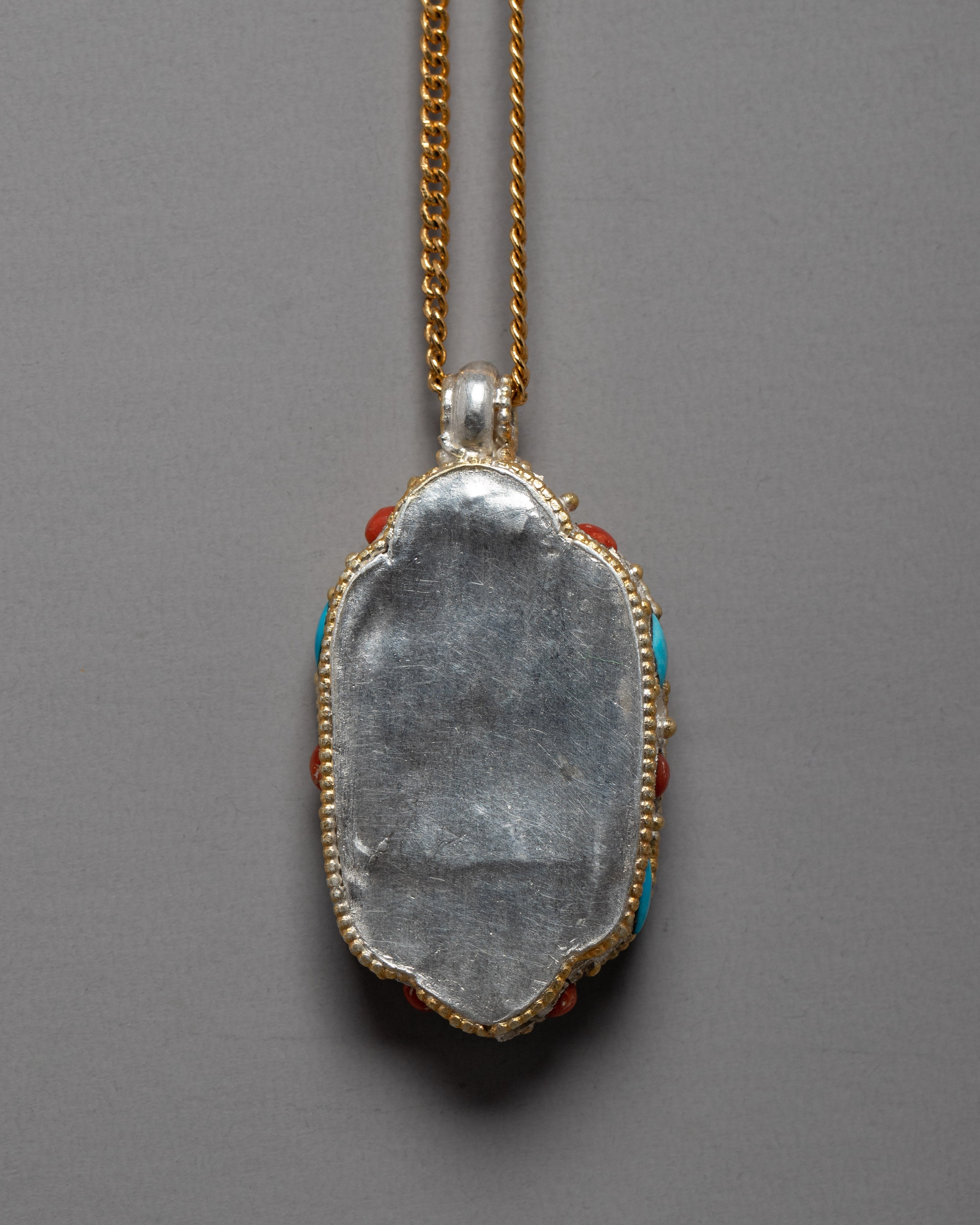 Green Tara Ghau Pendant | Religious Artifacts | Ritual Items