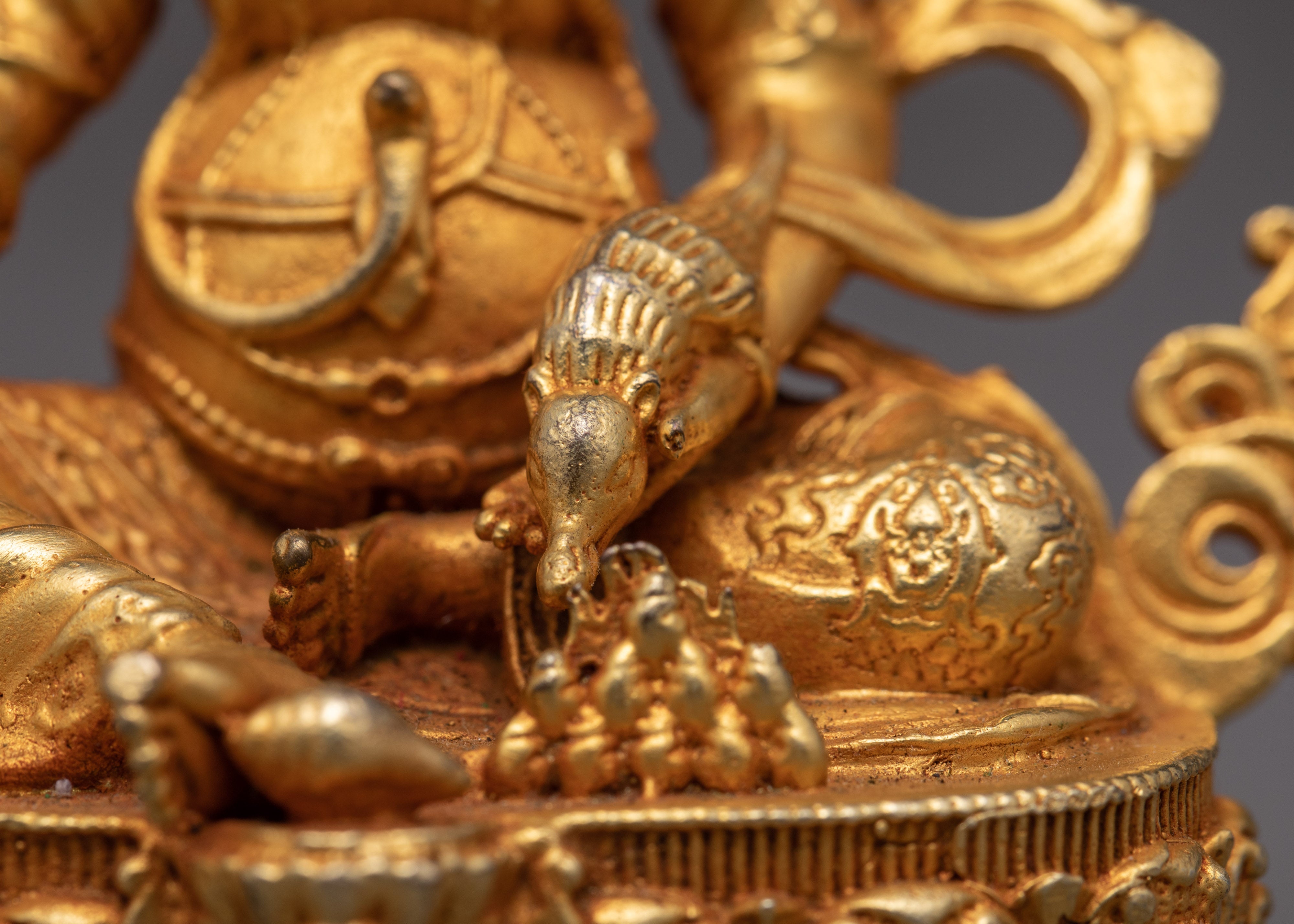 Electroplated Dzambhala Statue | God of Wealth and Prosperity
