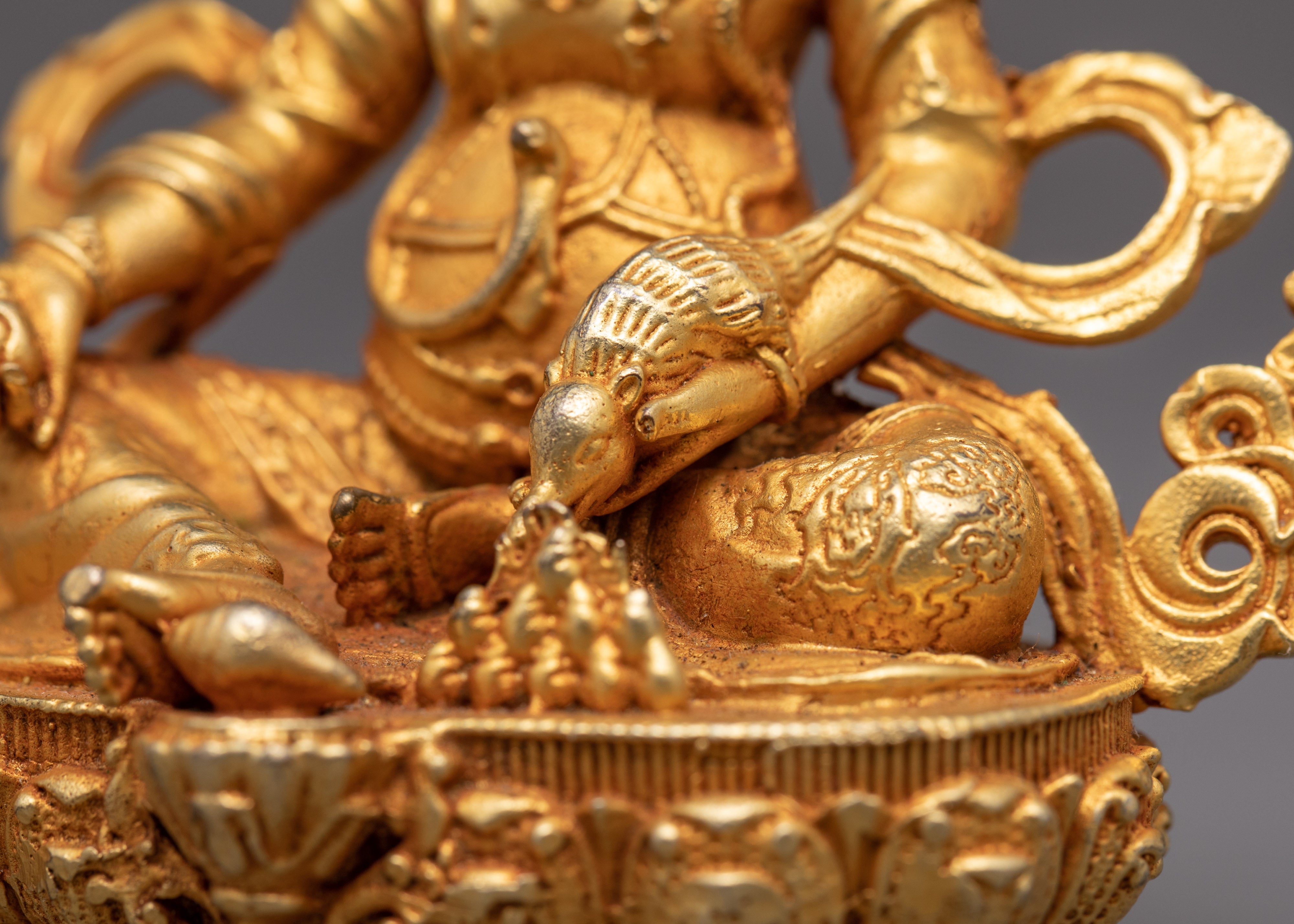 Electroplated Dzambhala Statue | God of Wealth and Prosperity