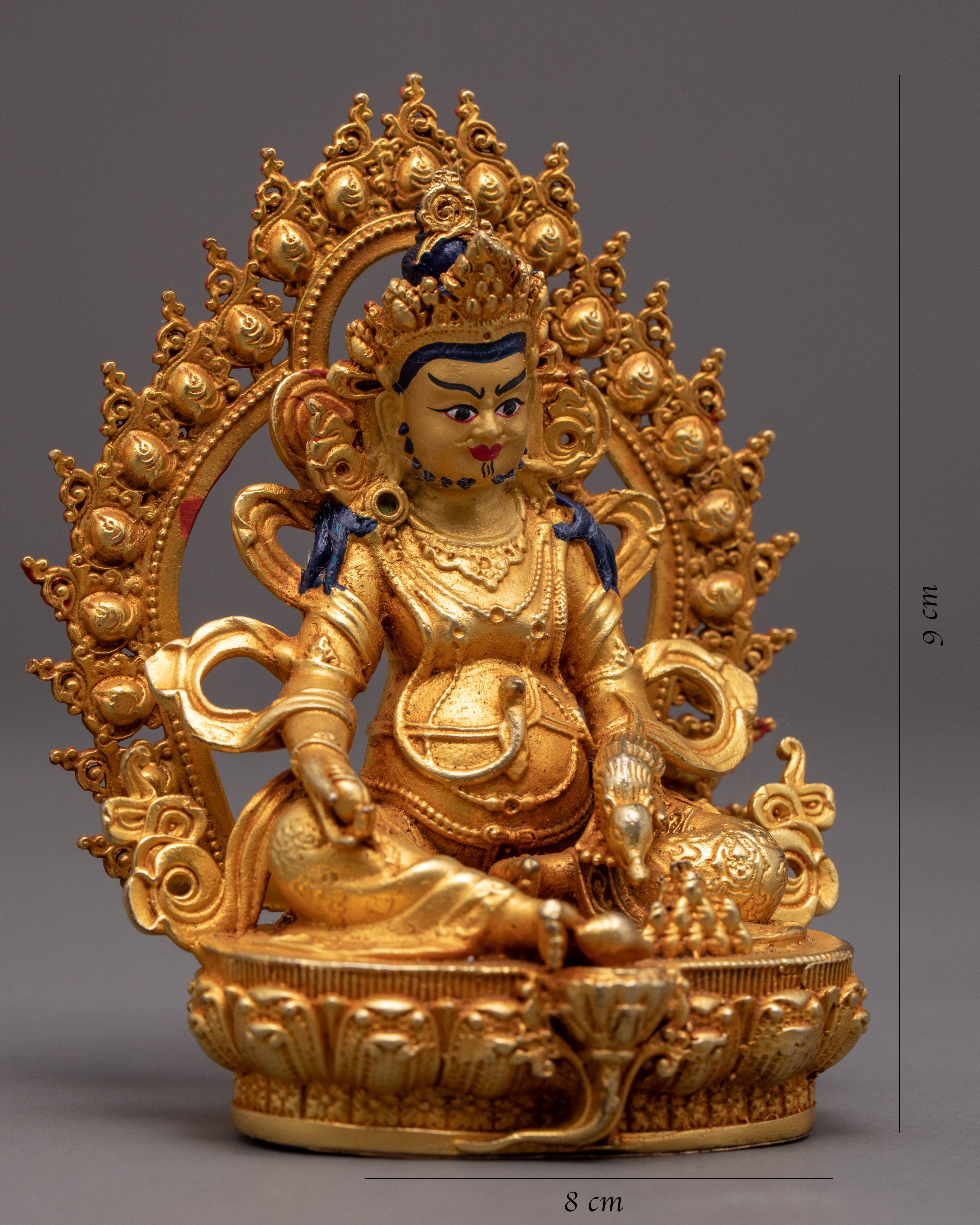 Electroplated Dzambhala Statue | God of Wealth and Prosperity