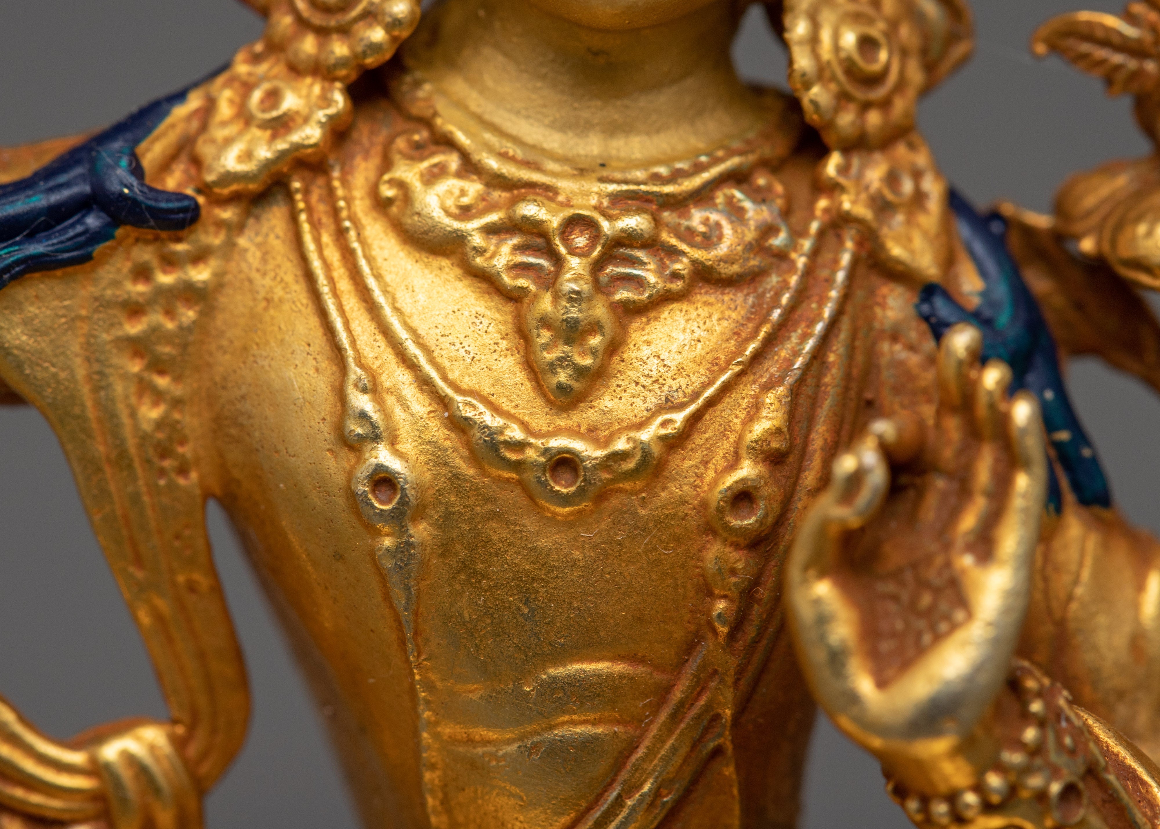 Peaceful Manjushri Sculpture | Himalayan Buddhist Art