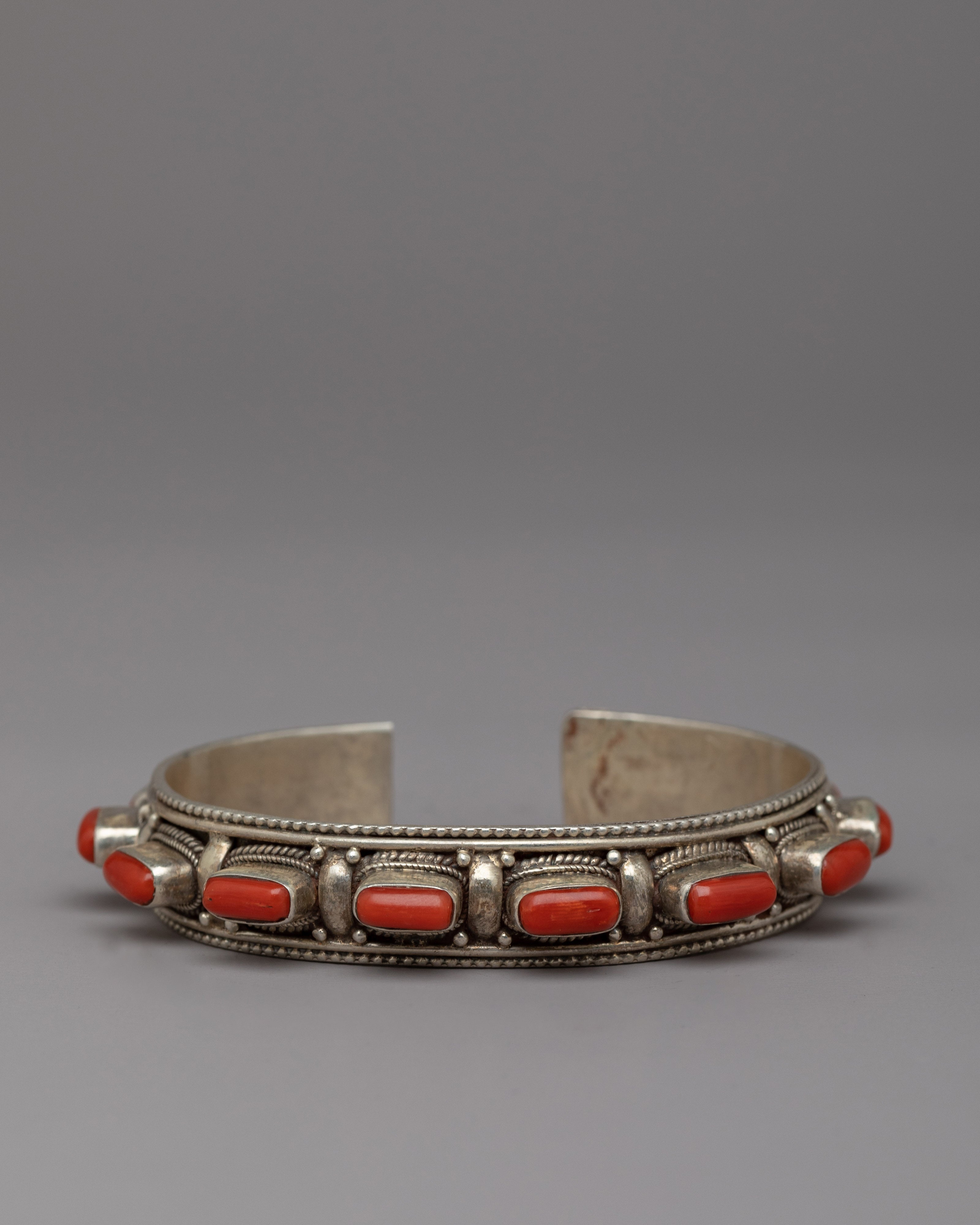 Silver Beaded Bracelet