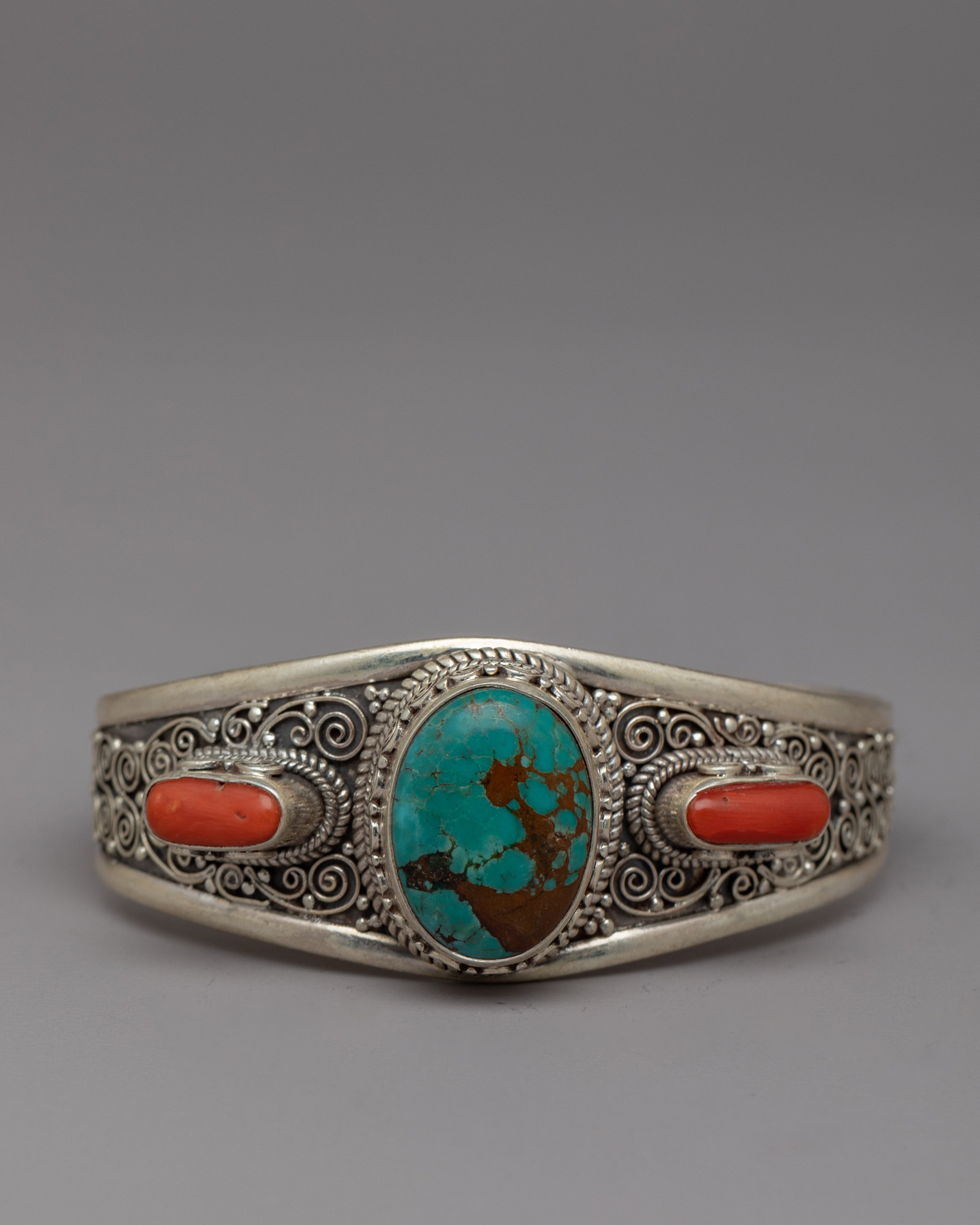 Silver Turquoise Bracelet