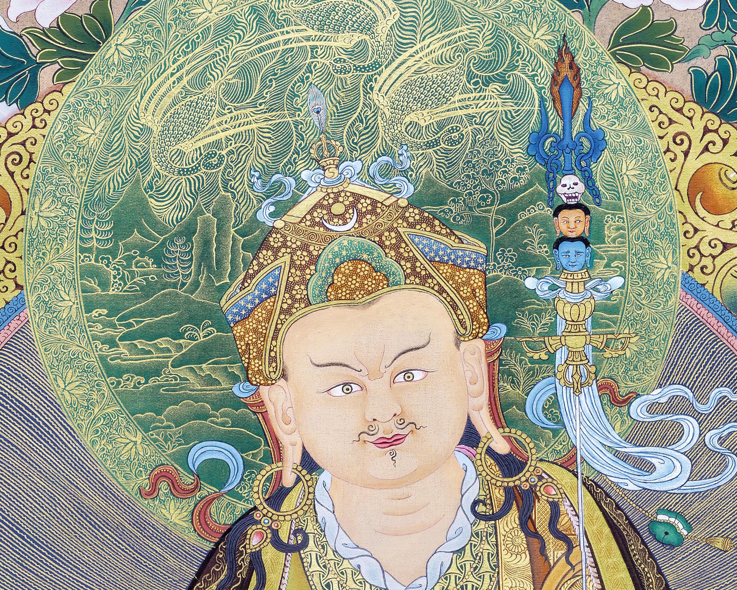 25 disciples of Guru Rinpoche | Tibetan High Quality Canvas Print