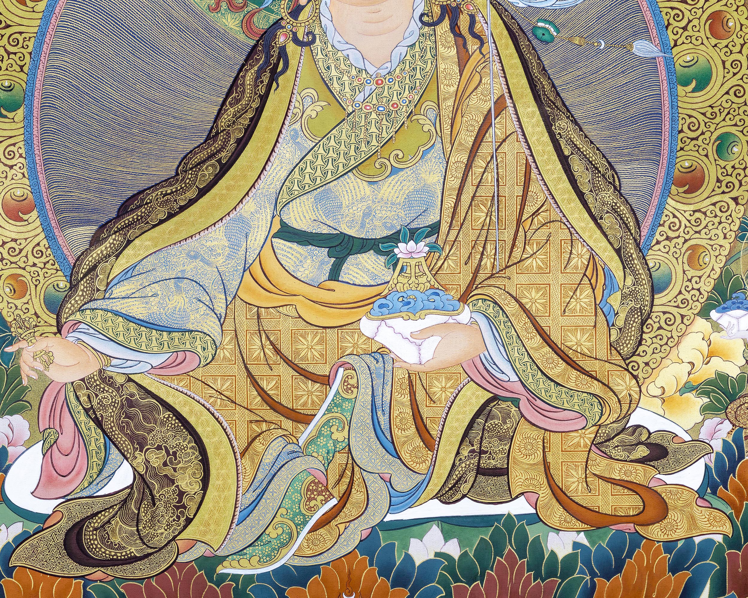 25 disciples of Guru Rinpoche | Tibetan High Quality Canvas Print