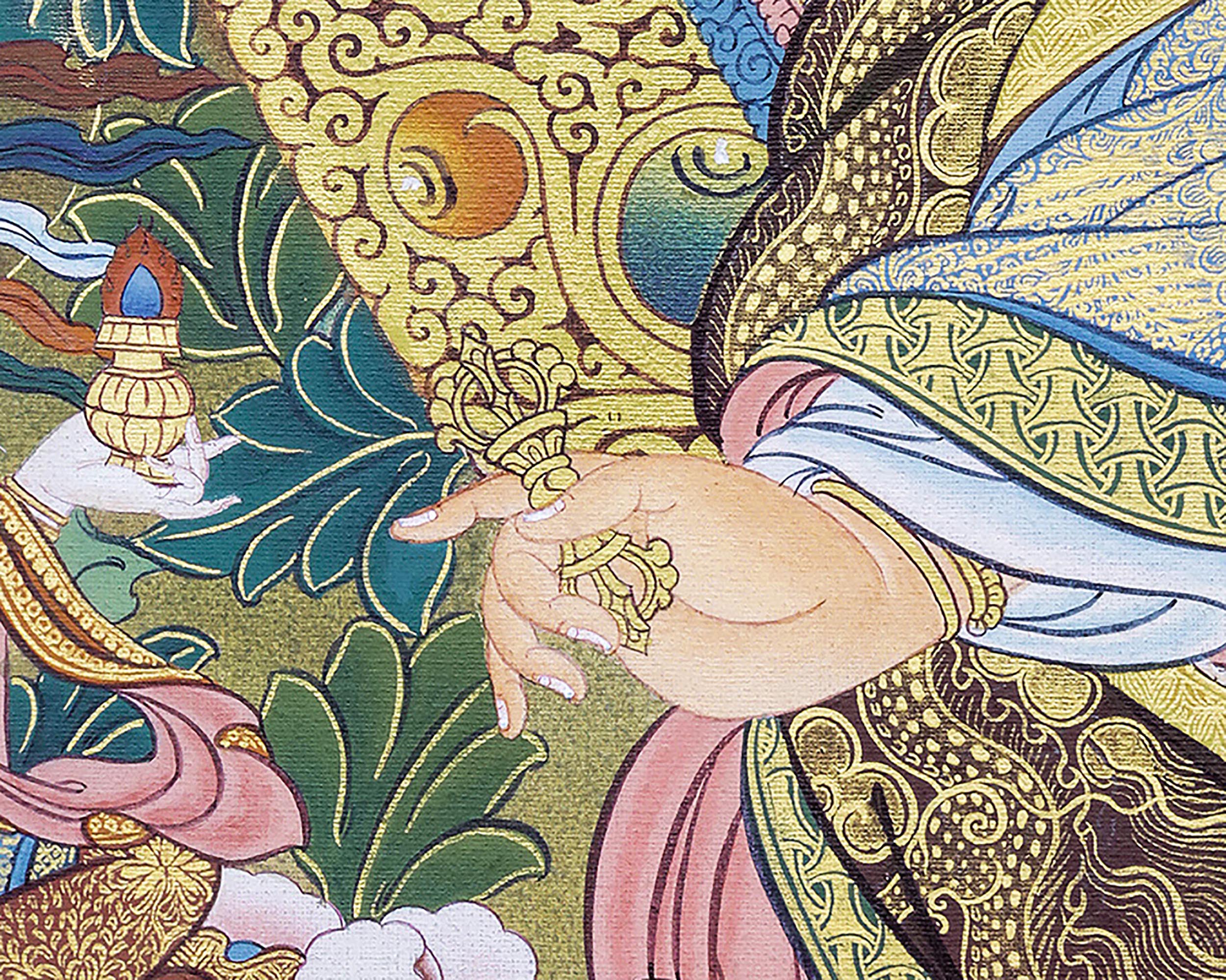 25 disciples of Guru Rinpoche | Tibetan High Quality Canvas Print