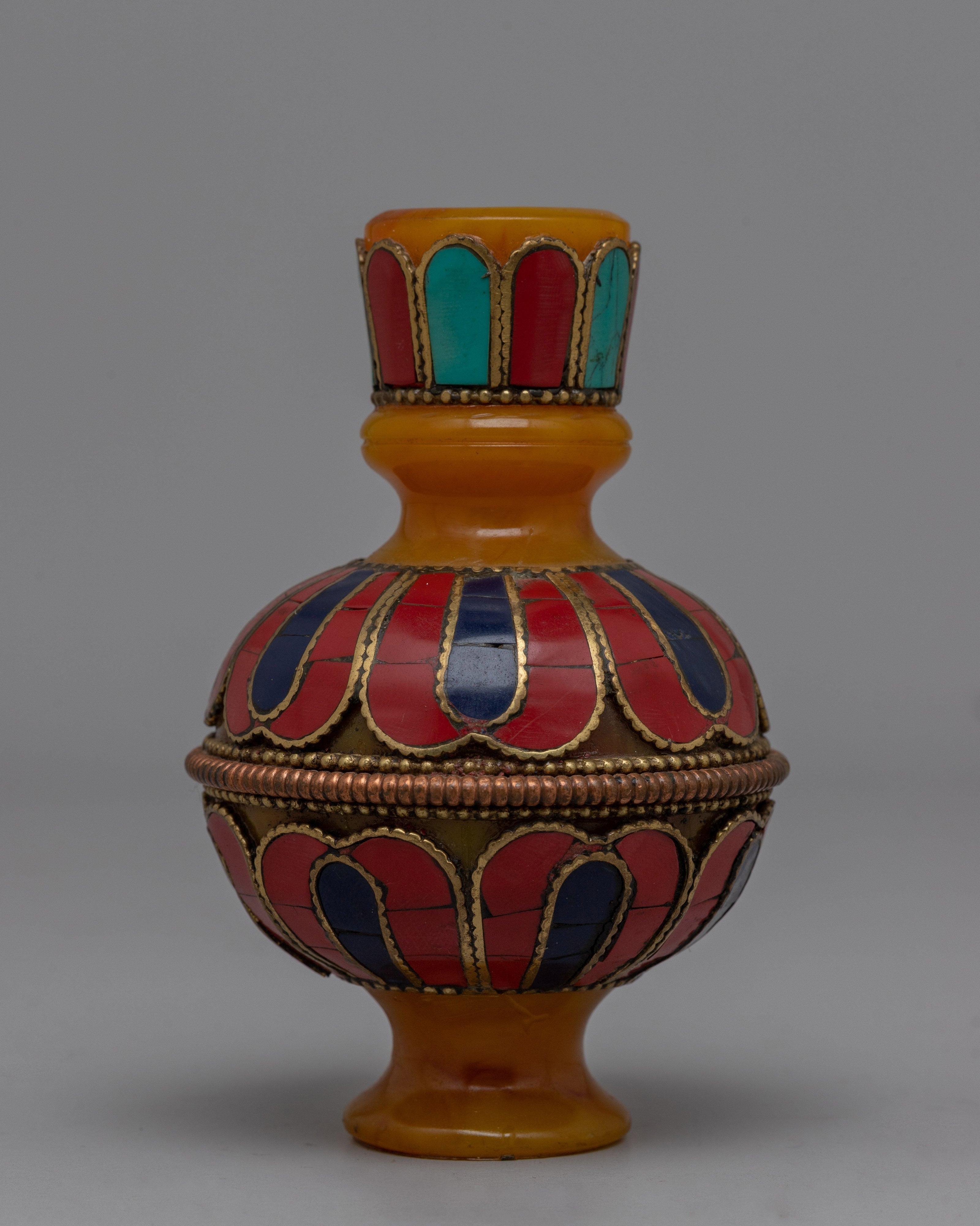 Tibetan Resin Flower Vase