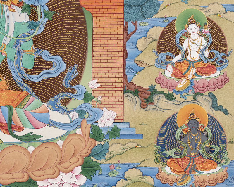 21 Tara Thangka Print | Chokyur Dechen Lingpa Tradition