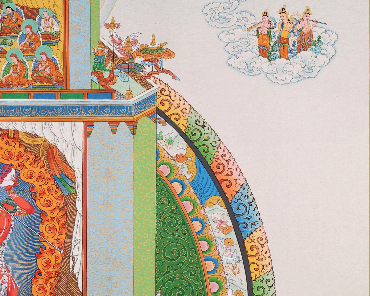 Vajrayogini Mandala Thangka Print | Dakini | High Quality Giclee Canvas Print | Digital Print