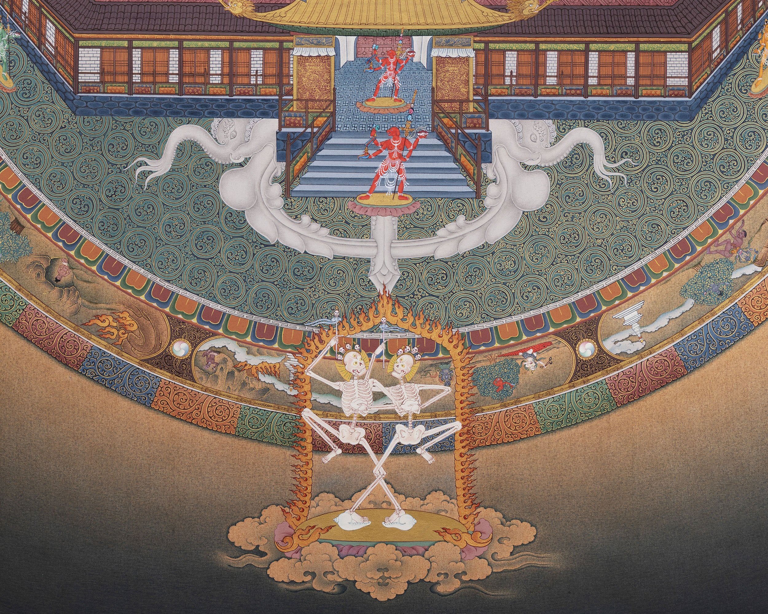 Vajrayogini Mandala | Dakini Painting | Tibetan Thangka Print