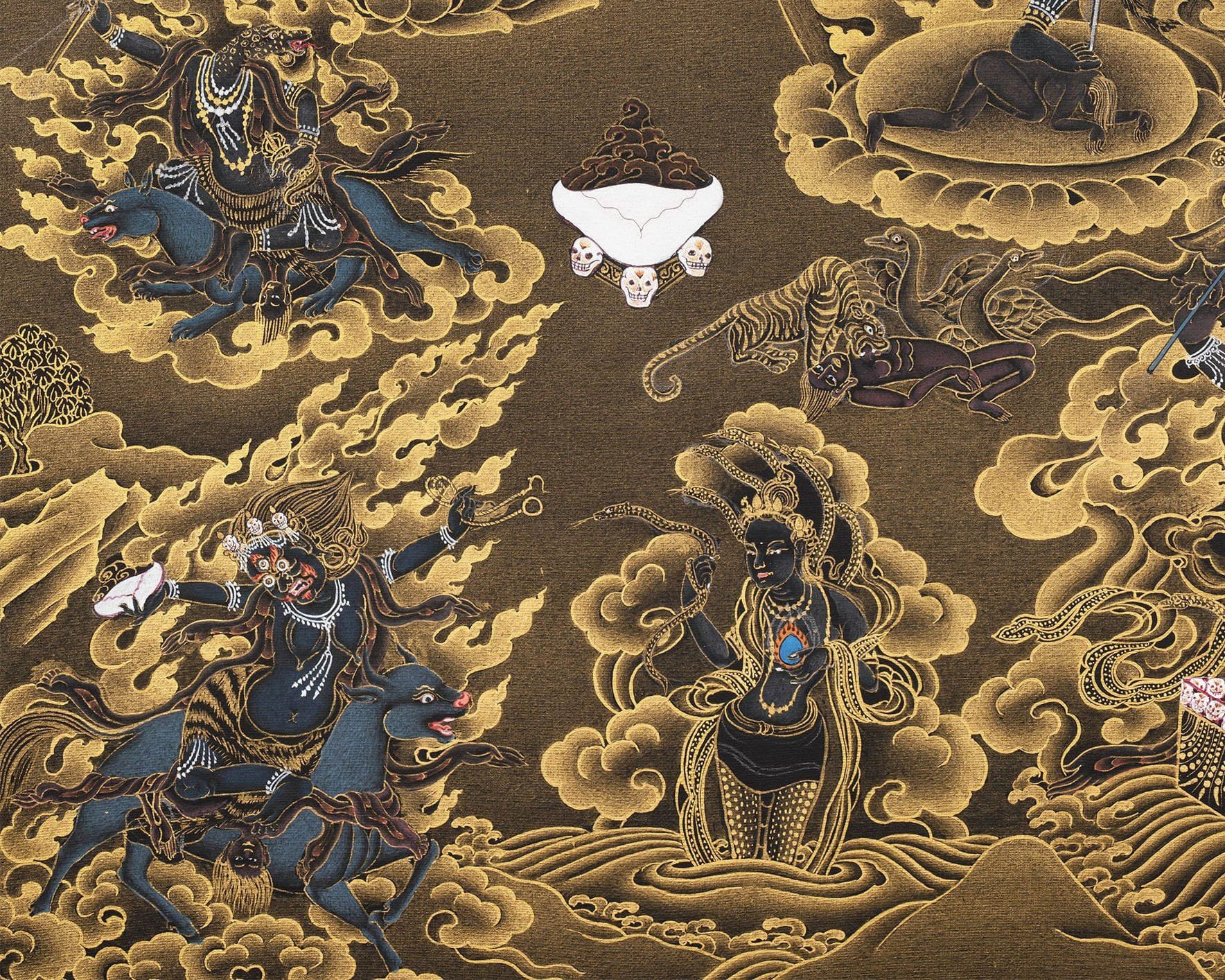 Troma Nagmo Thangka | High Quality Canvas Print | Digital Print