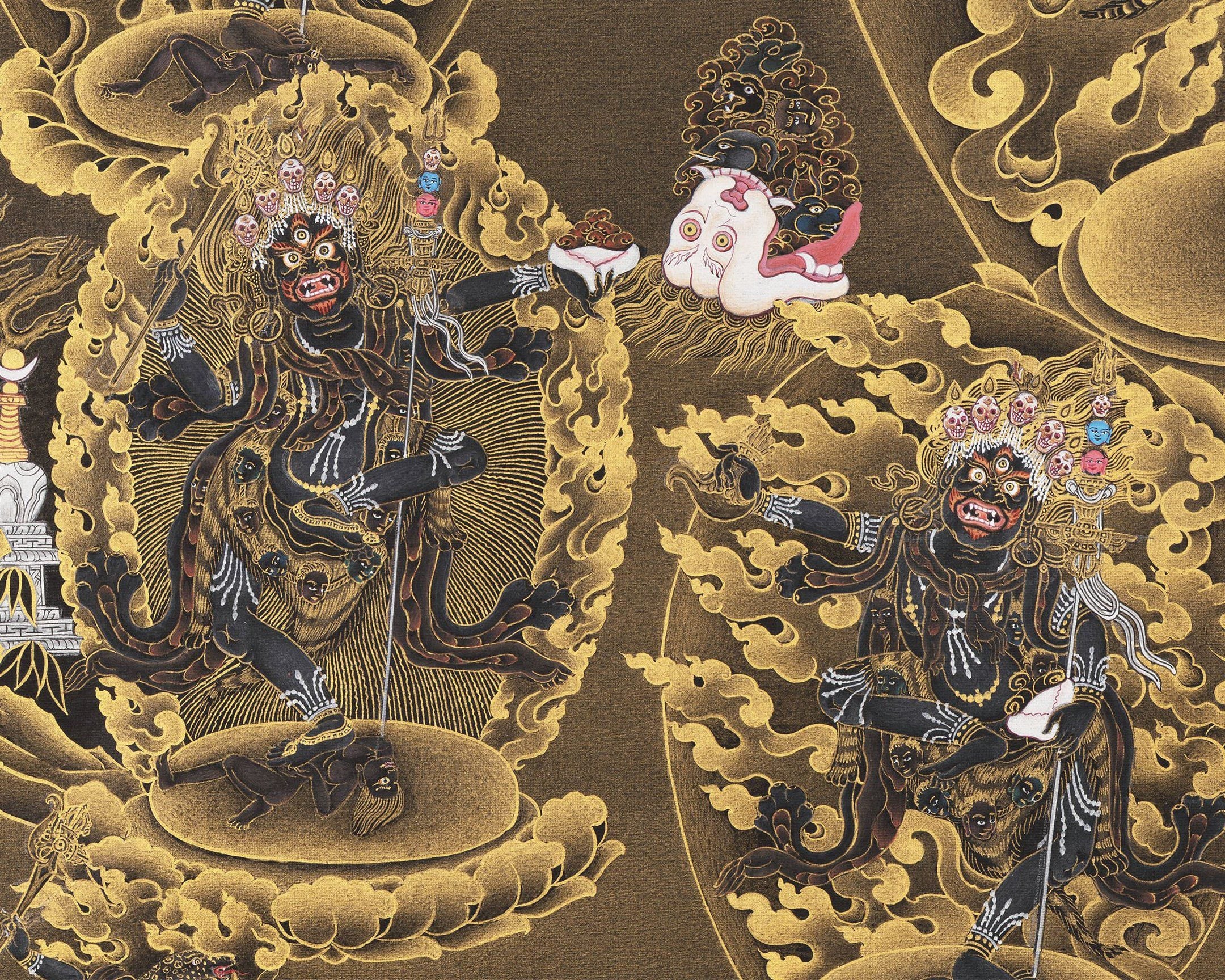 Troma Nagmo Thangka | High Quality Canvas Print | Digital Print